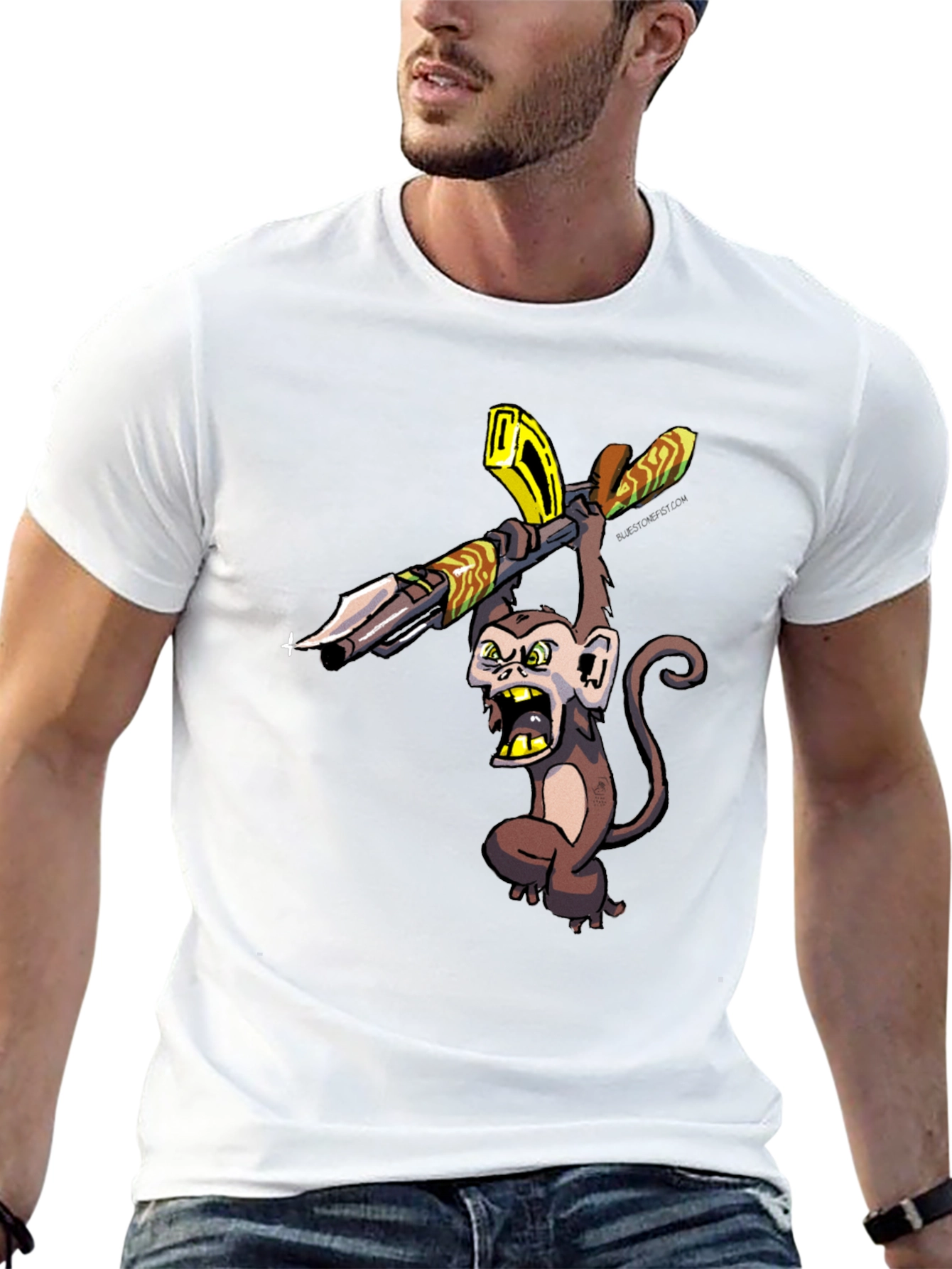 Black Monkey AK-47 Graphic T-Shirt view 13