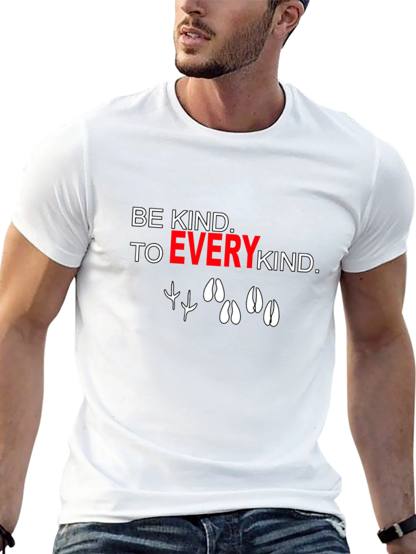Black Be Kind to Every Kind T-Shirt view 13