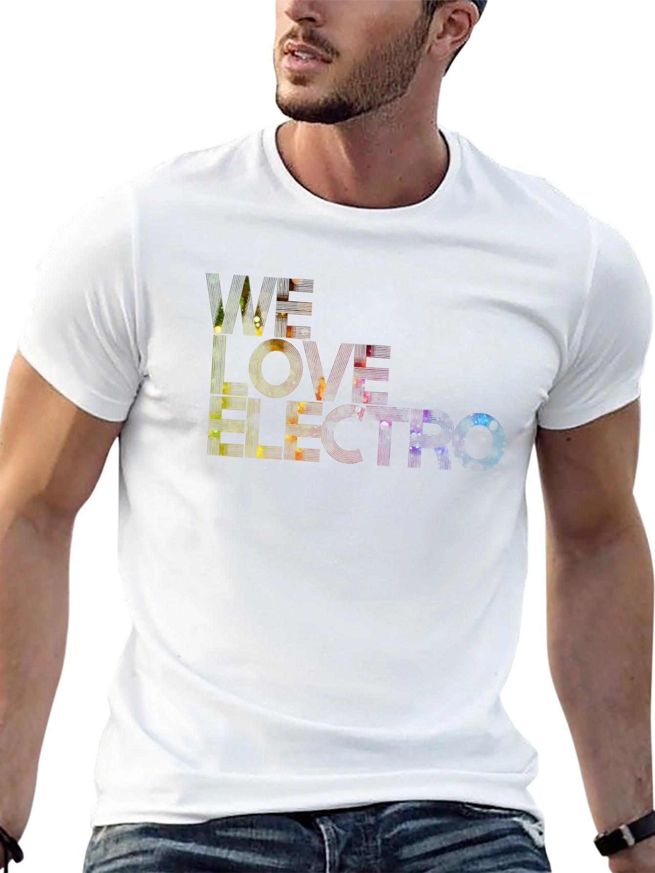 Black We Love Electro Black Graphic Tee view 13