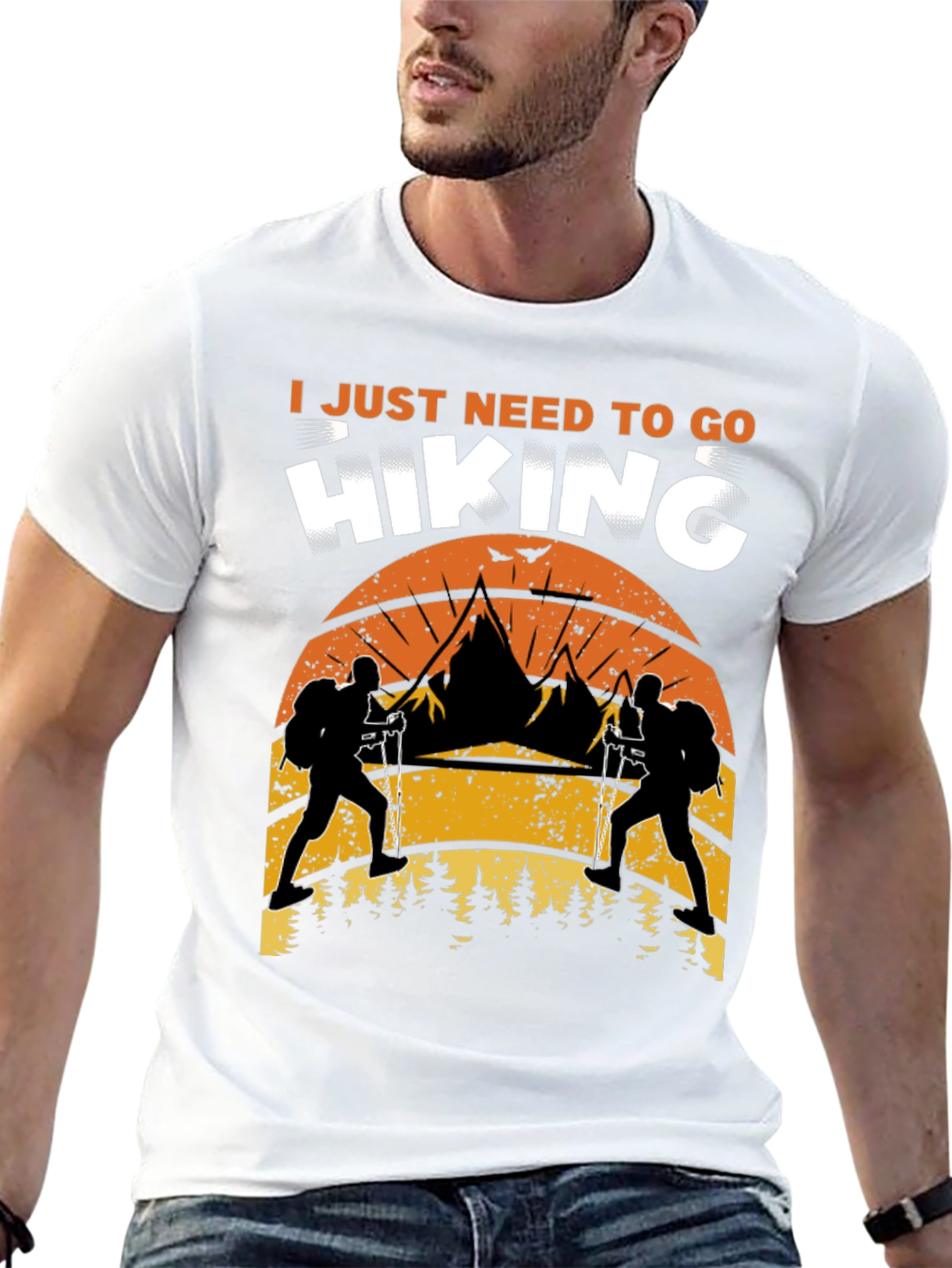 Black Hiking Adventure T-Shirt - Nature Explorer view 13