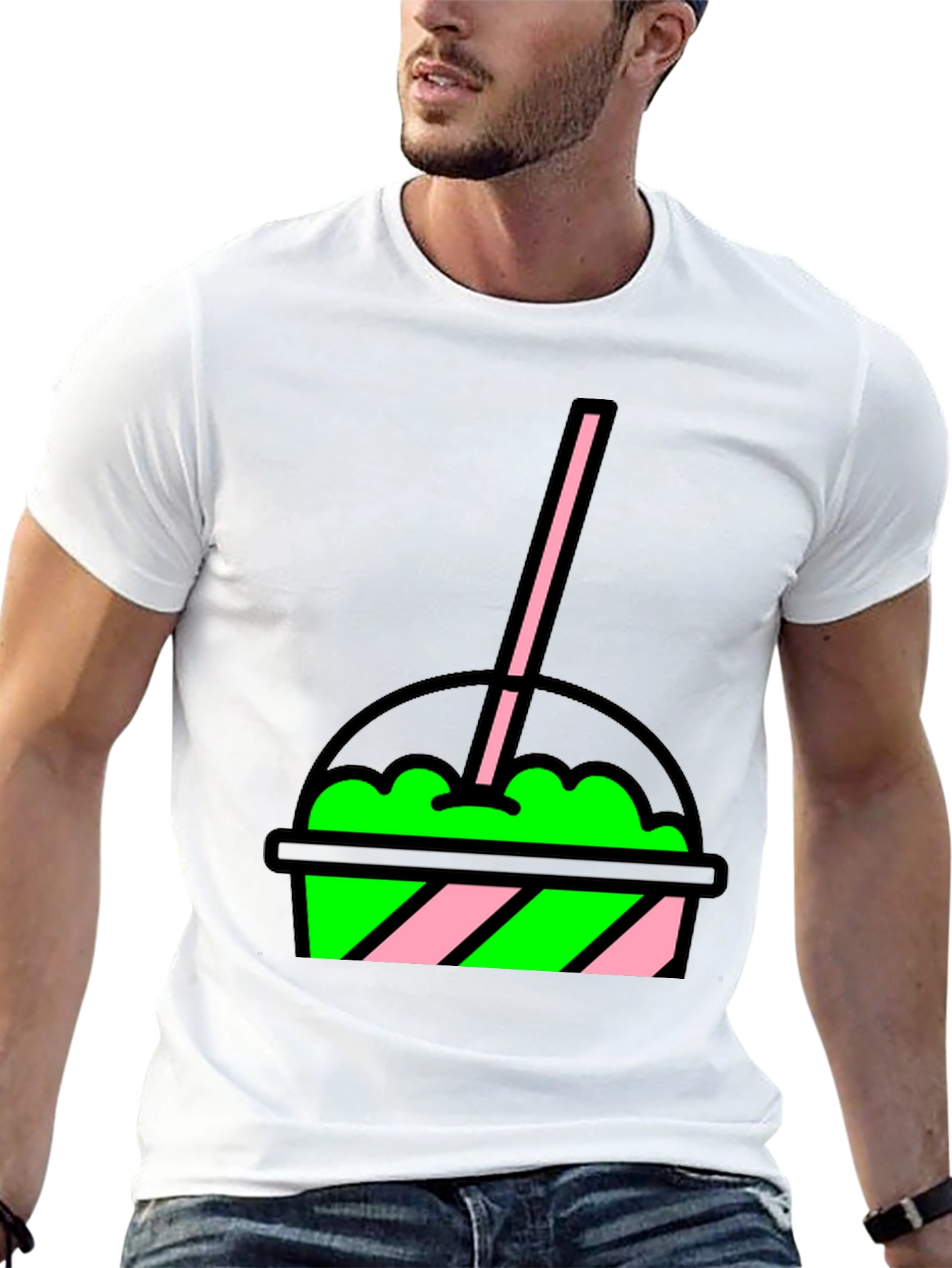 Black Slushie T-Shirt - Fun Drink Graphic Tee view 13