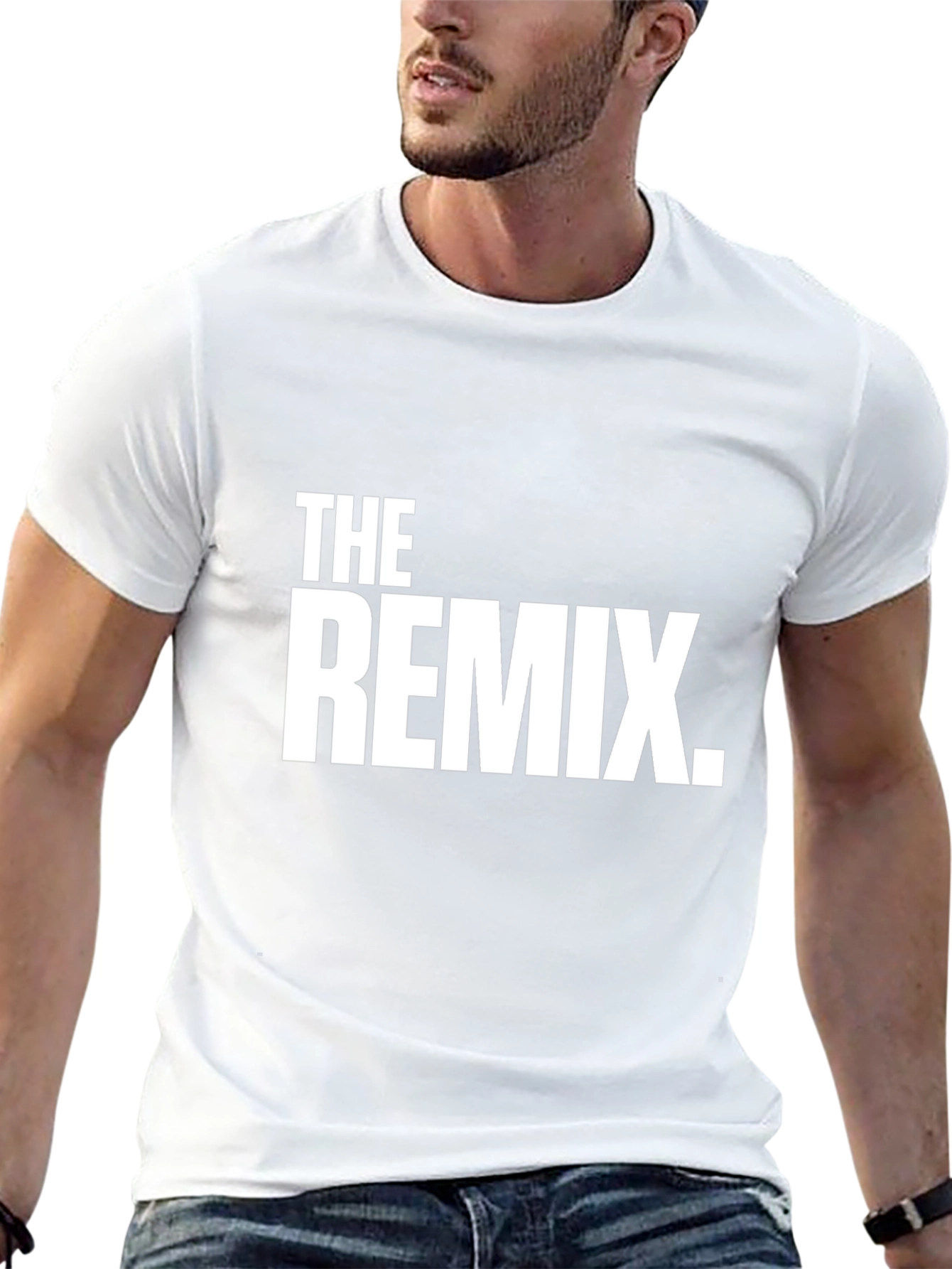 The Remix Black Cotton Graphic T-Shirt - 13
