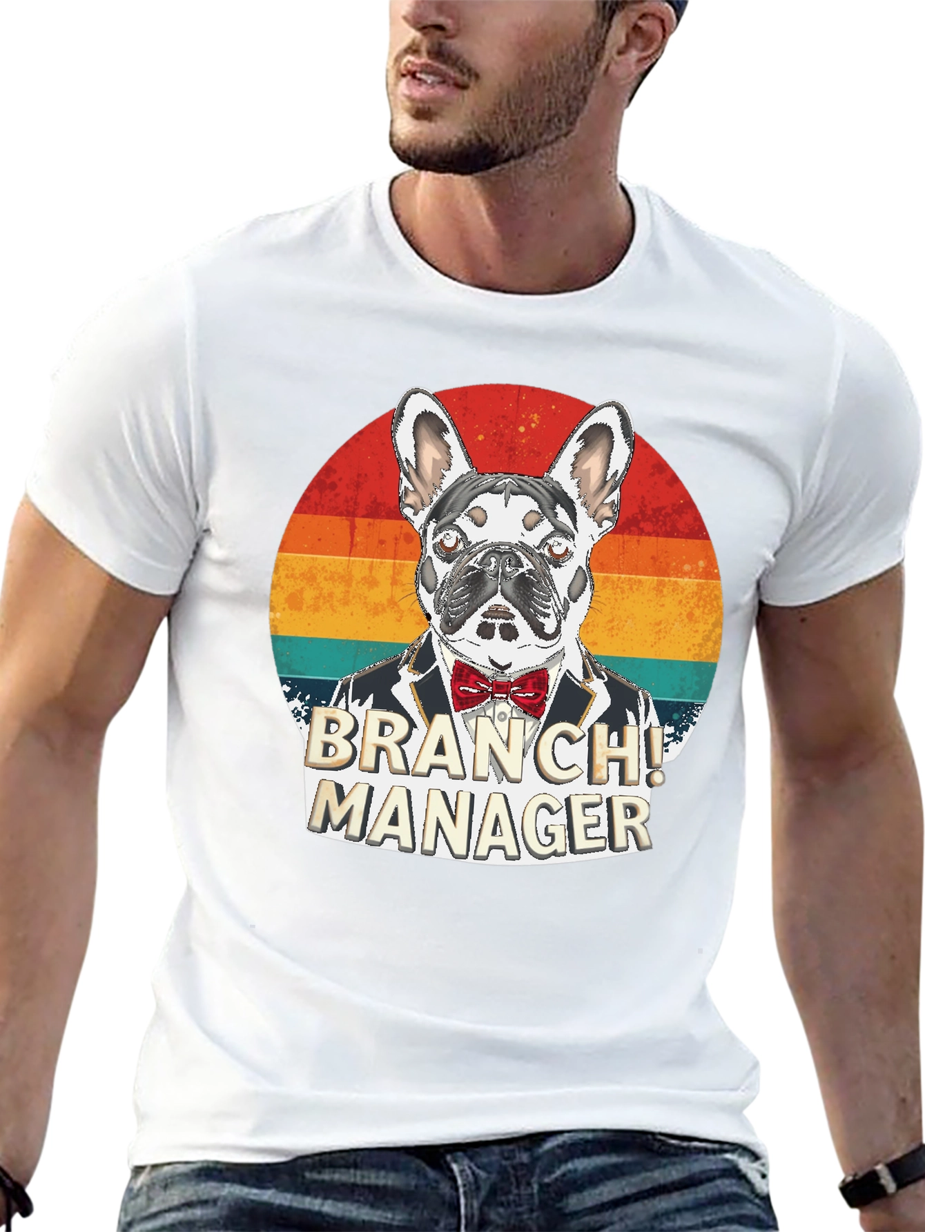 Black Branch Manager Bulldog T-Shirt view 13