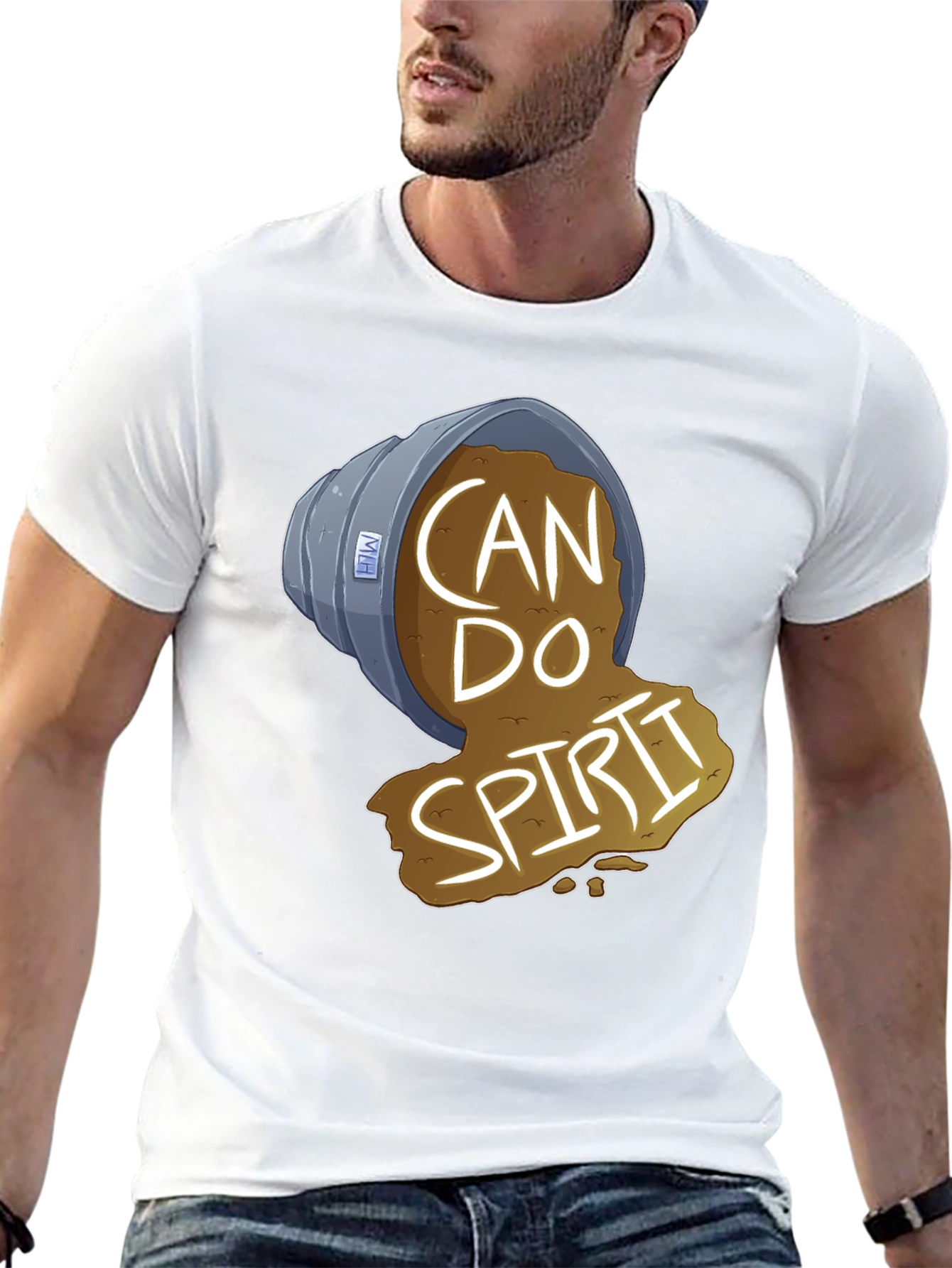 Black Can Do Spirit T-Shirt view 13