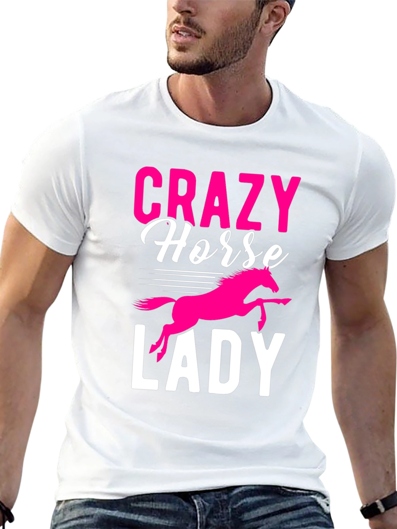 Crazy Horse Lady T-Shirt - Equestrian Apparel - 13