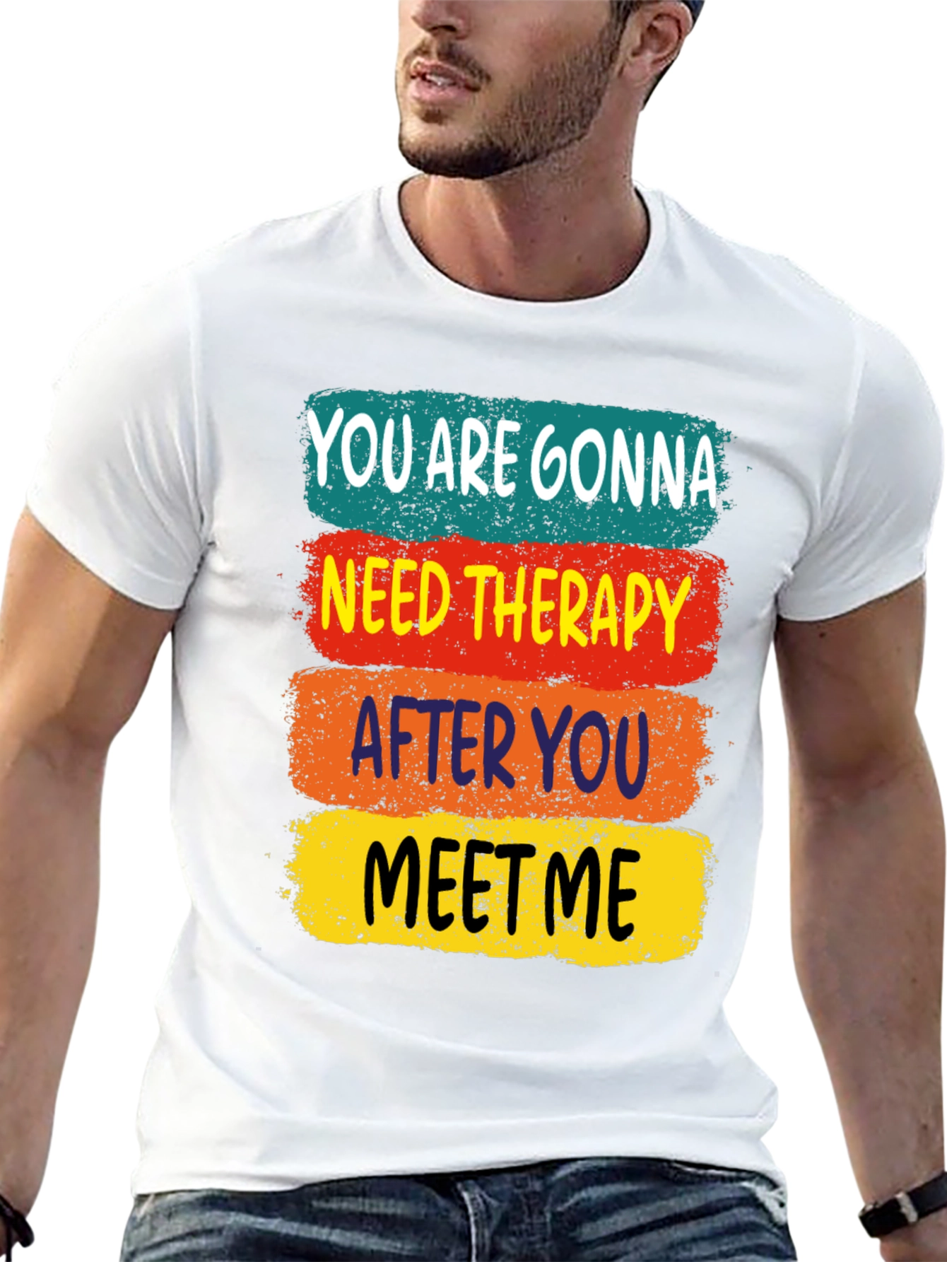 Black Need Therapy T-Shirt view 13
