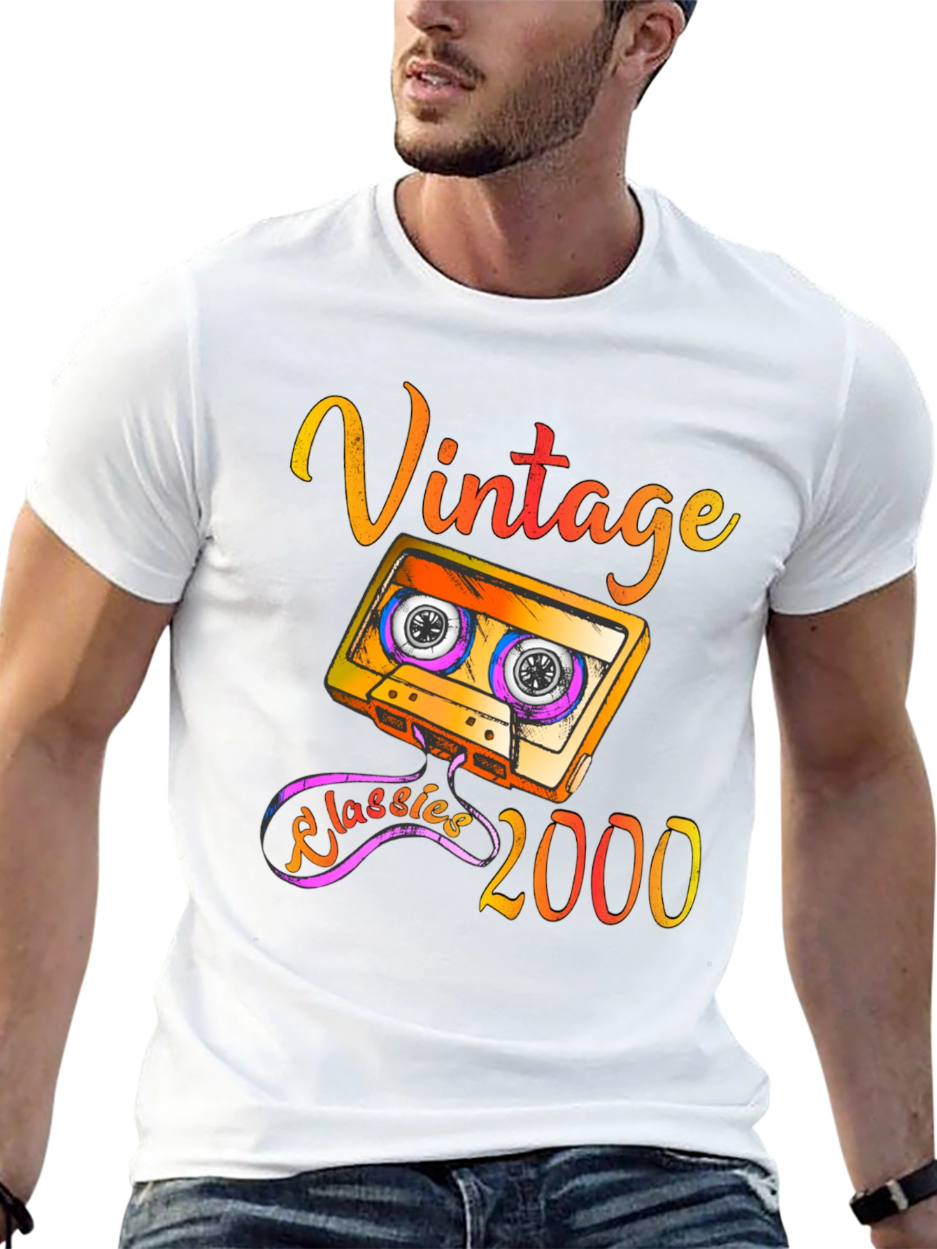 Black Vintage Classics 2000 Graphic Tee view 13