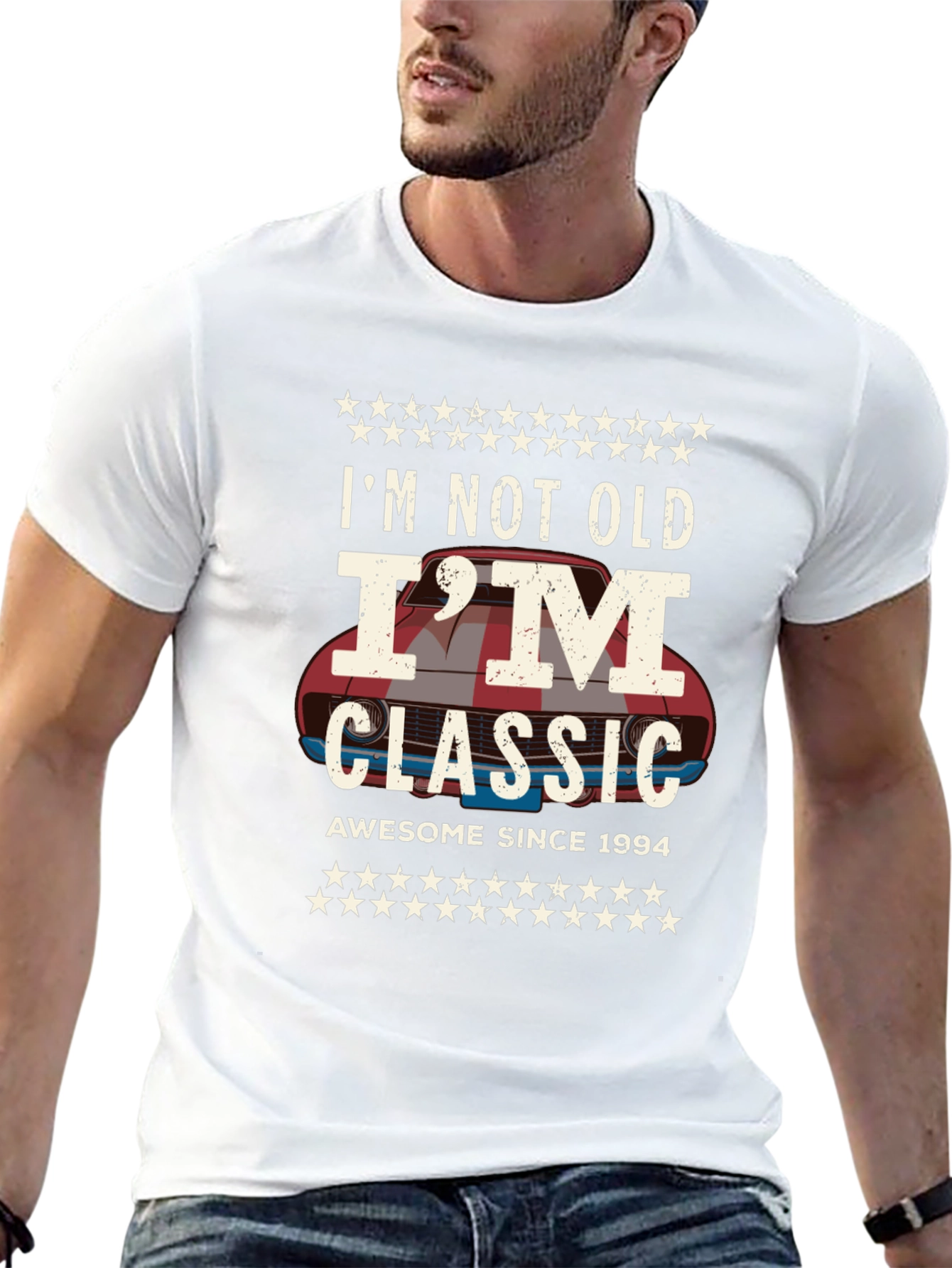 Black I'm Not Old I'm Classic Graphic Tee view 13