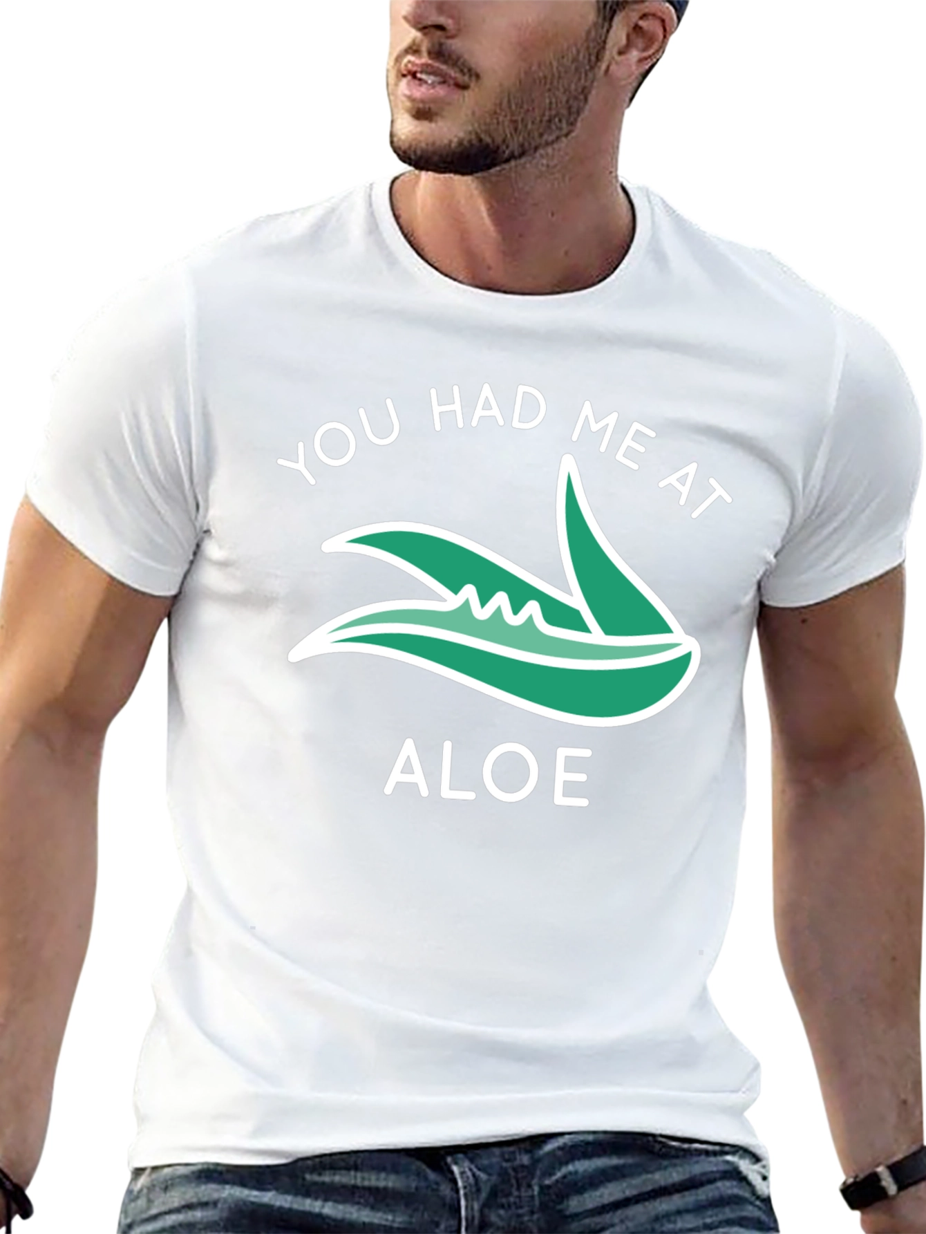 Black You Had Me At Aloe T-Shirt view 13