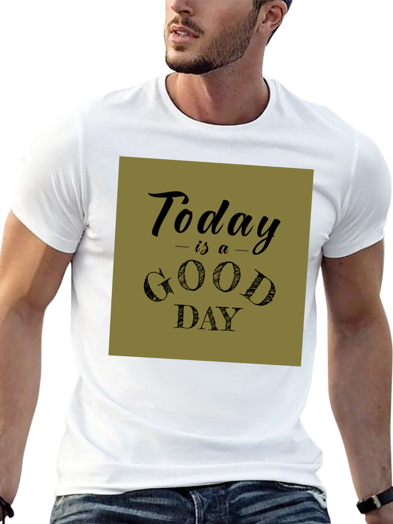 Black Today is a Good Day Graphic Tee view 13