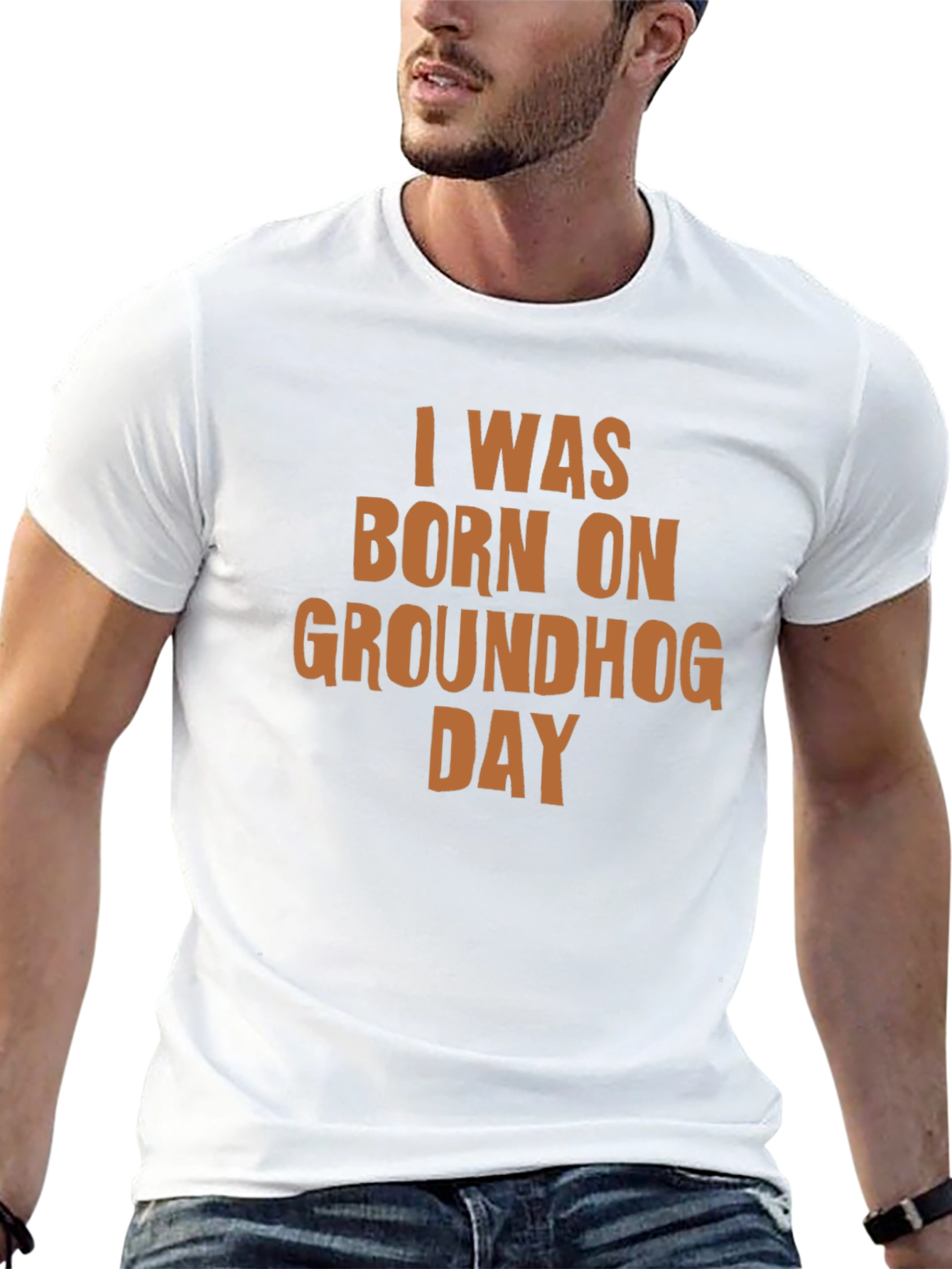 Black Groundhog Day Birthday Black T-Shirt view 13