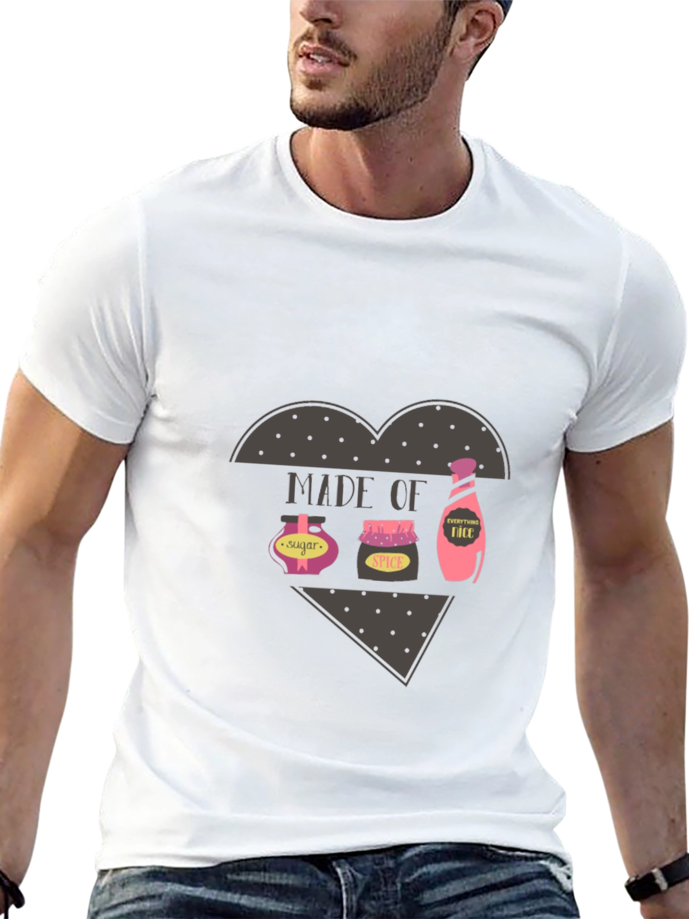 Black Made of Sugar, Spice, & Everything Nice T-Shirt view 13