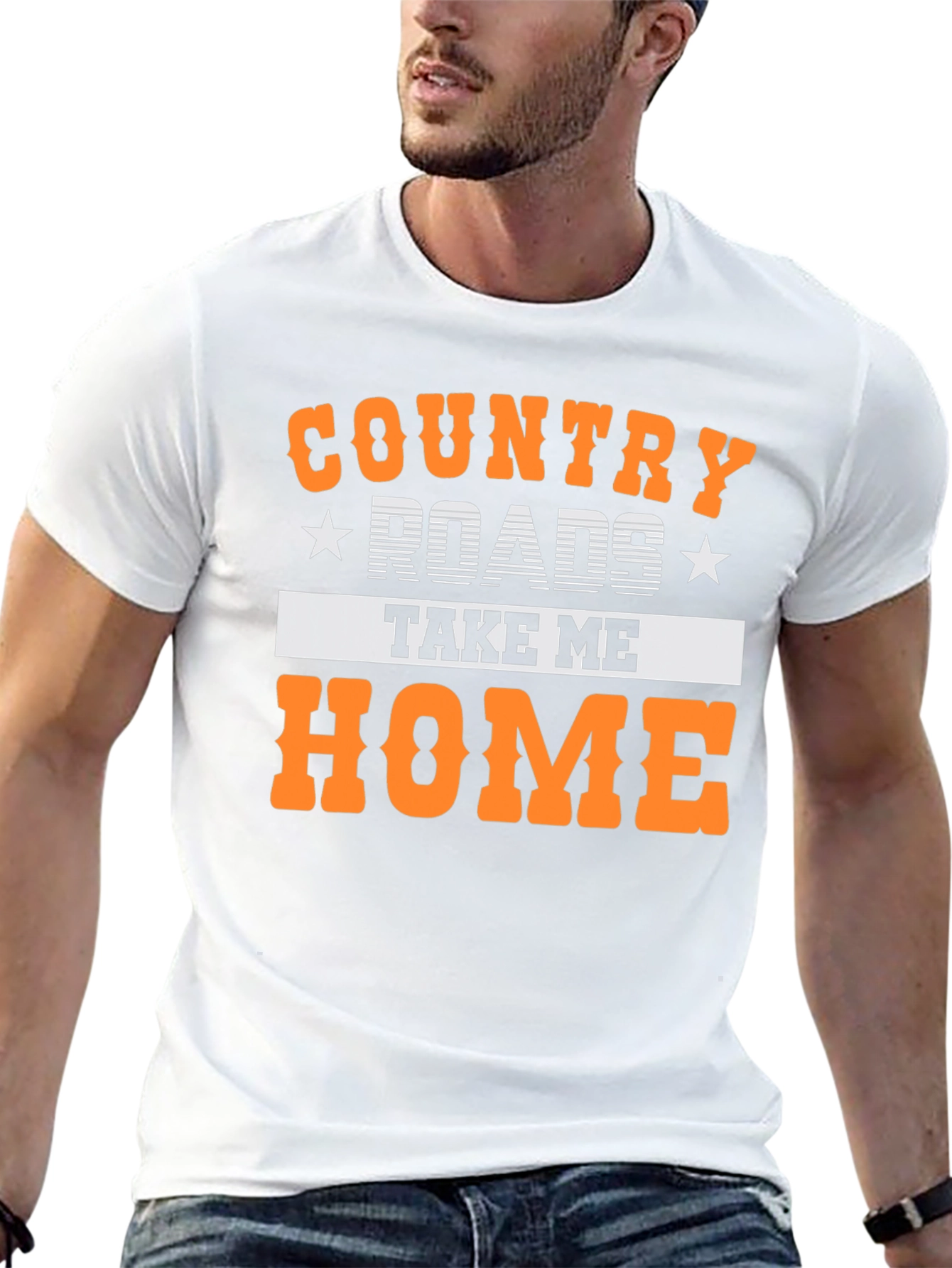 Black Country Roads Take Me Home T-Shirt view 13