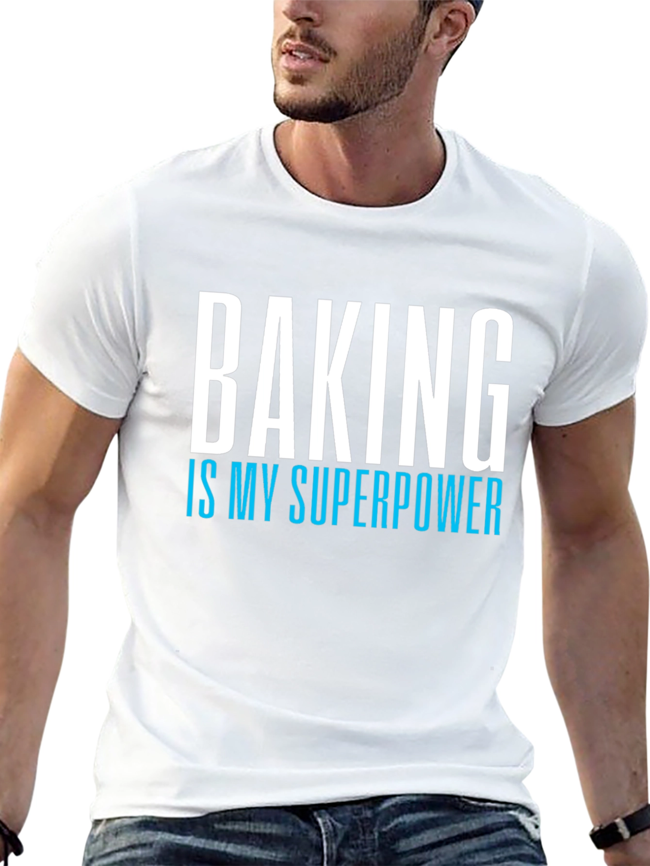Black Baking is My Superpower Graphic Tee view 13