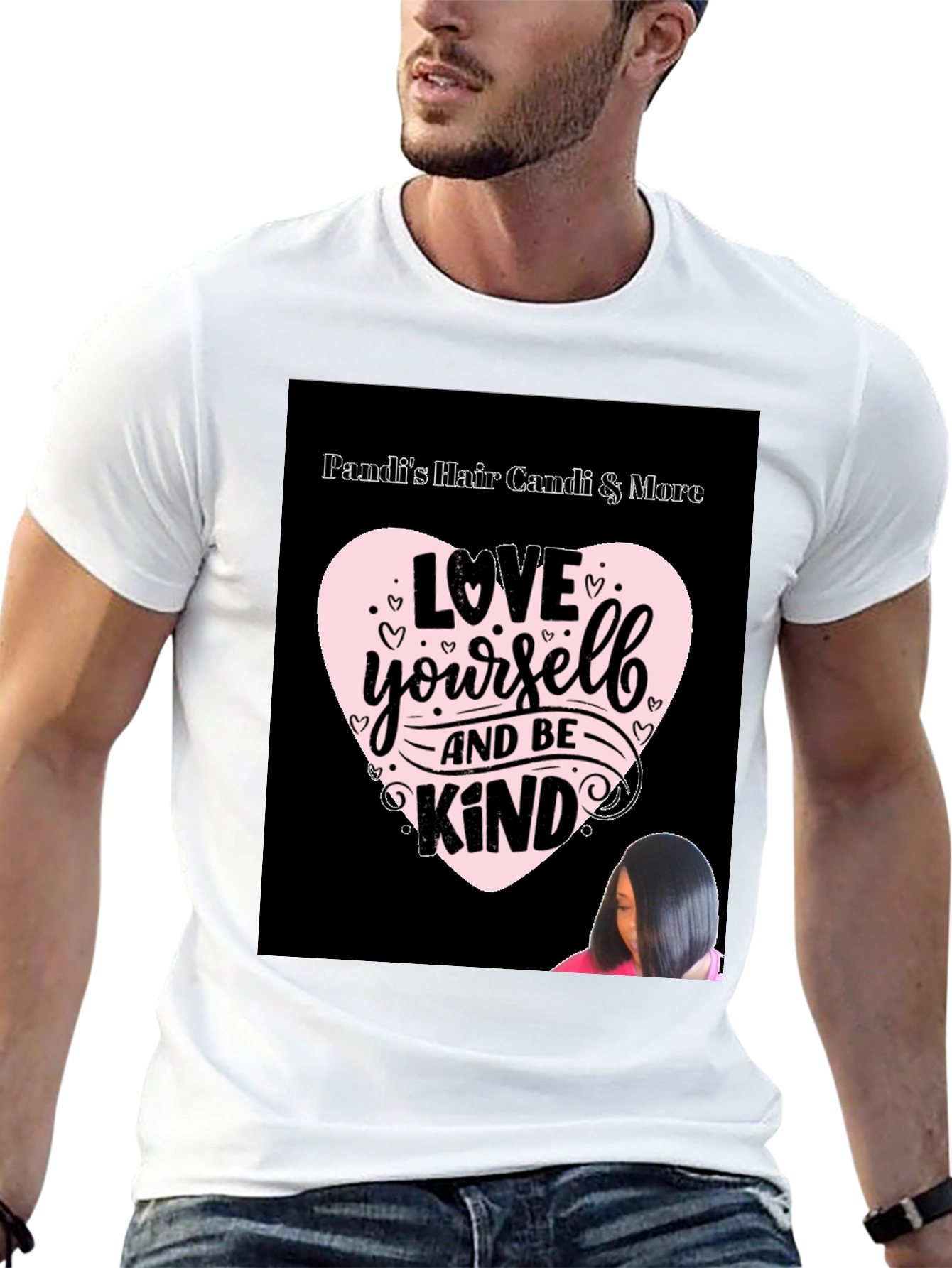 Black Love Yourself Graphic Tee - Stylish and Comfy! view 13