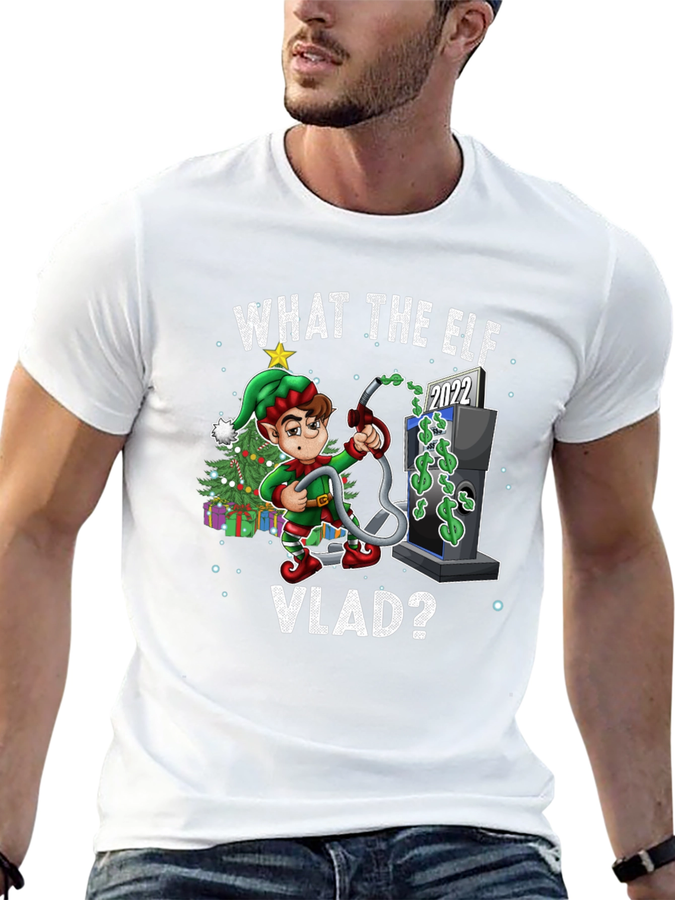 Black What the Elf VLAD T-Shirt view 13