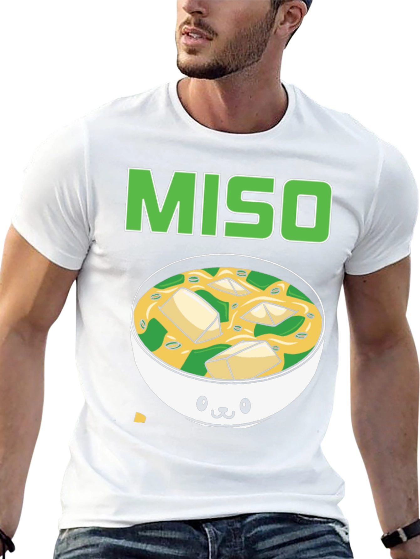 Black Miso Soup Cute Kawaii T-Shirt view 13