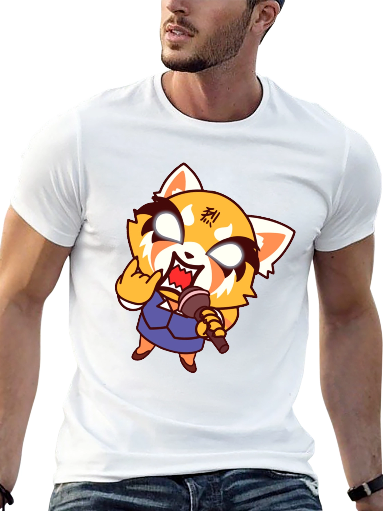 Aggretsuko Rage T-Shirt - Metal Red Panda - 13