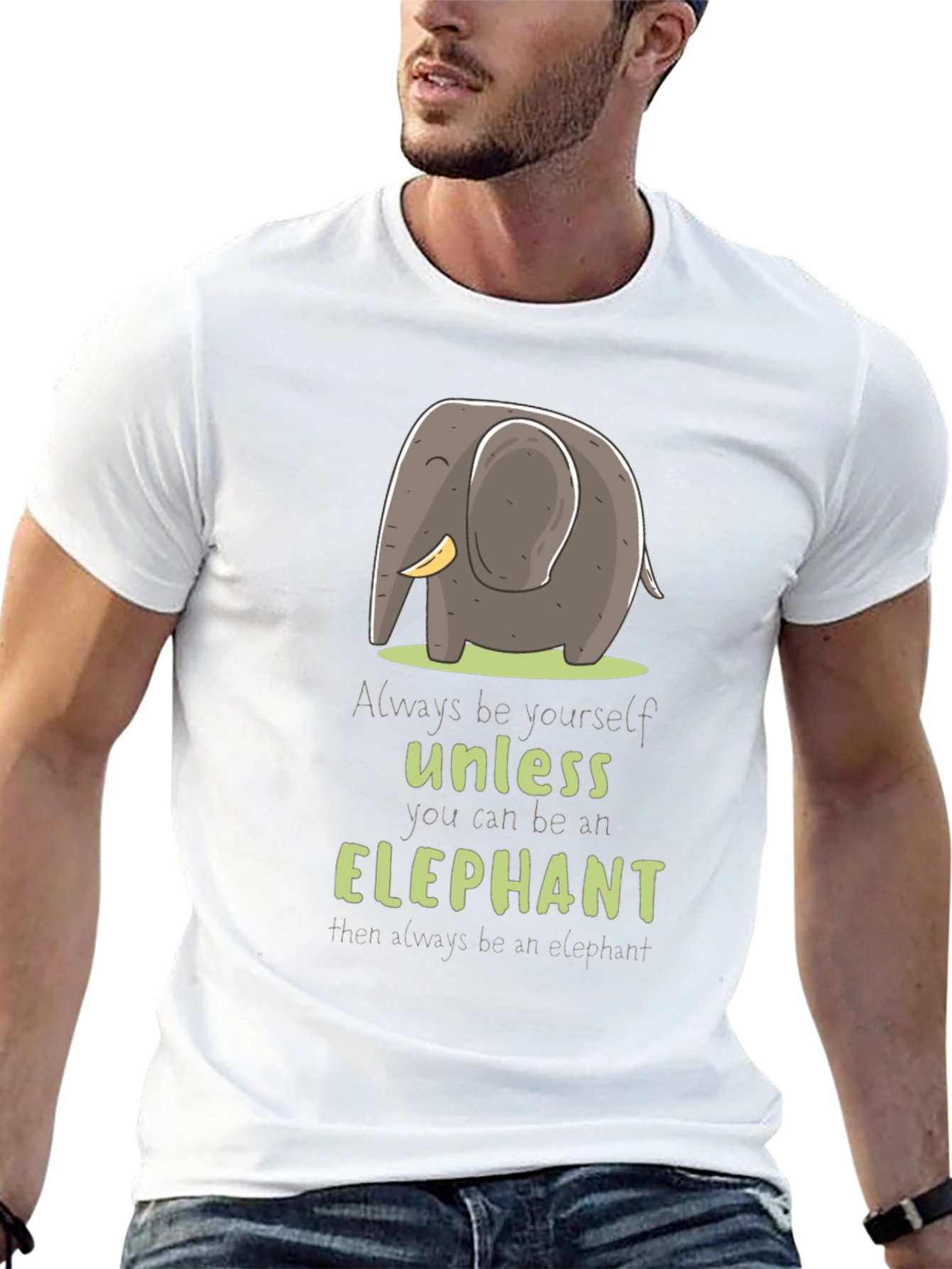 Black Elephant T-Shirt: Always Be Yourself Unless... view 13