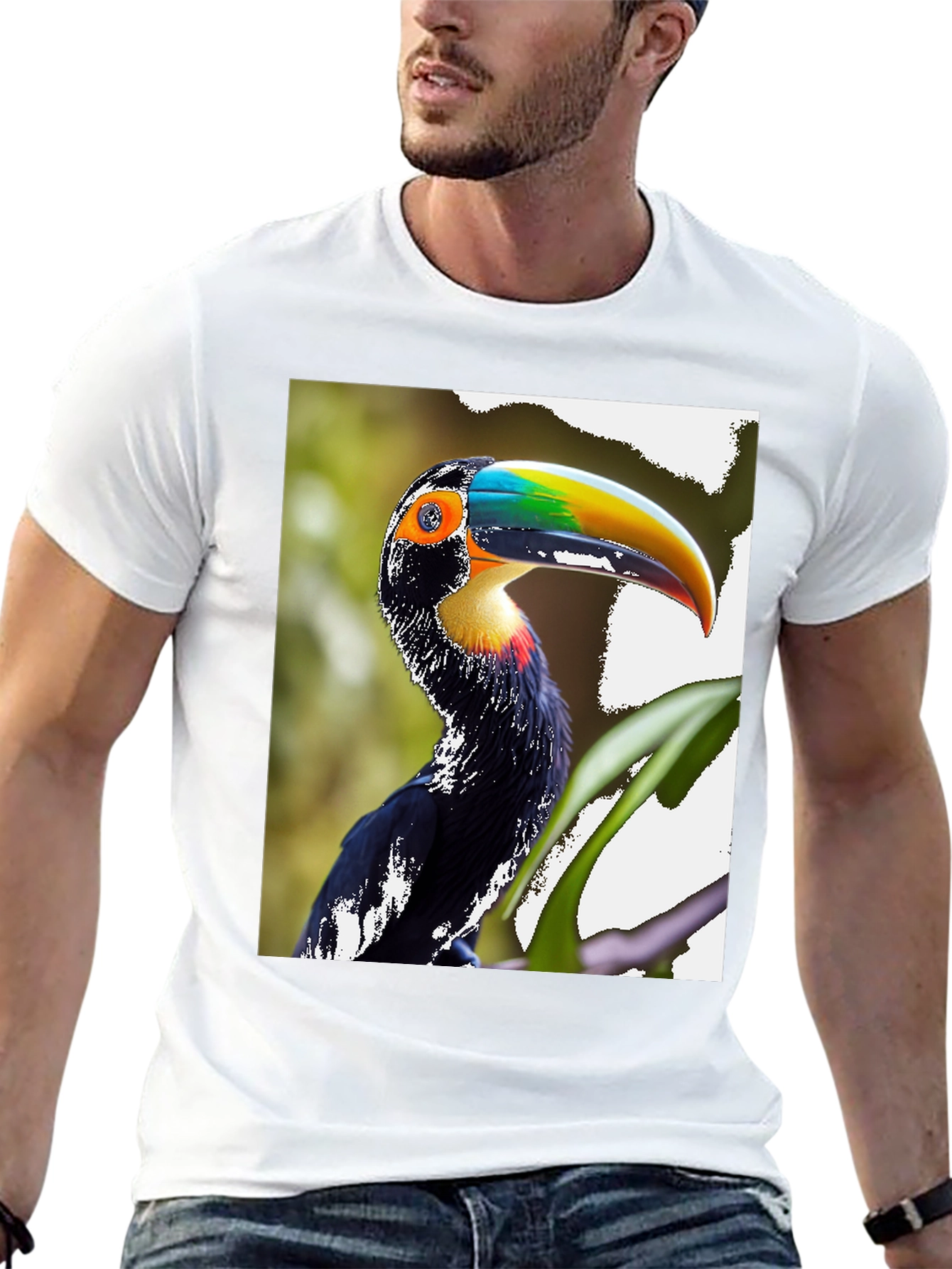 Black Toucans T-Shirt view 13