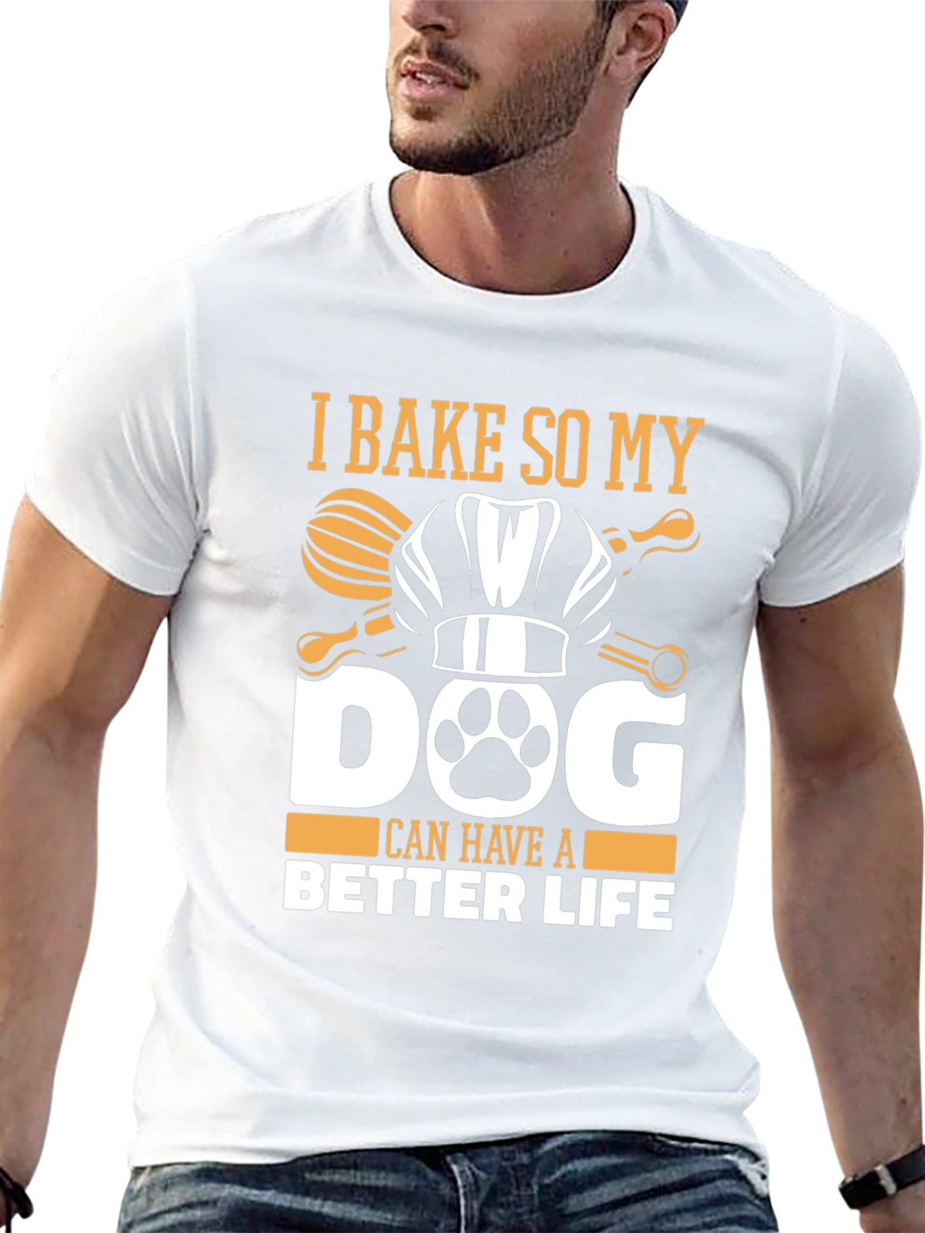 Black I Bake So My Dog Can Have A Better Life T-Shirt view 13