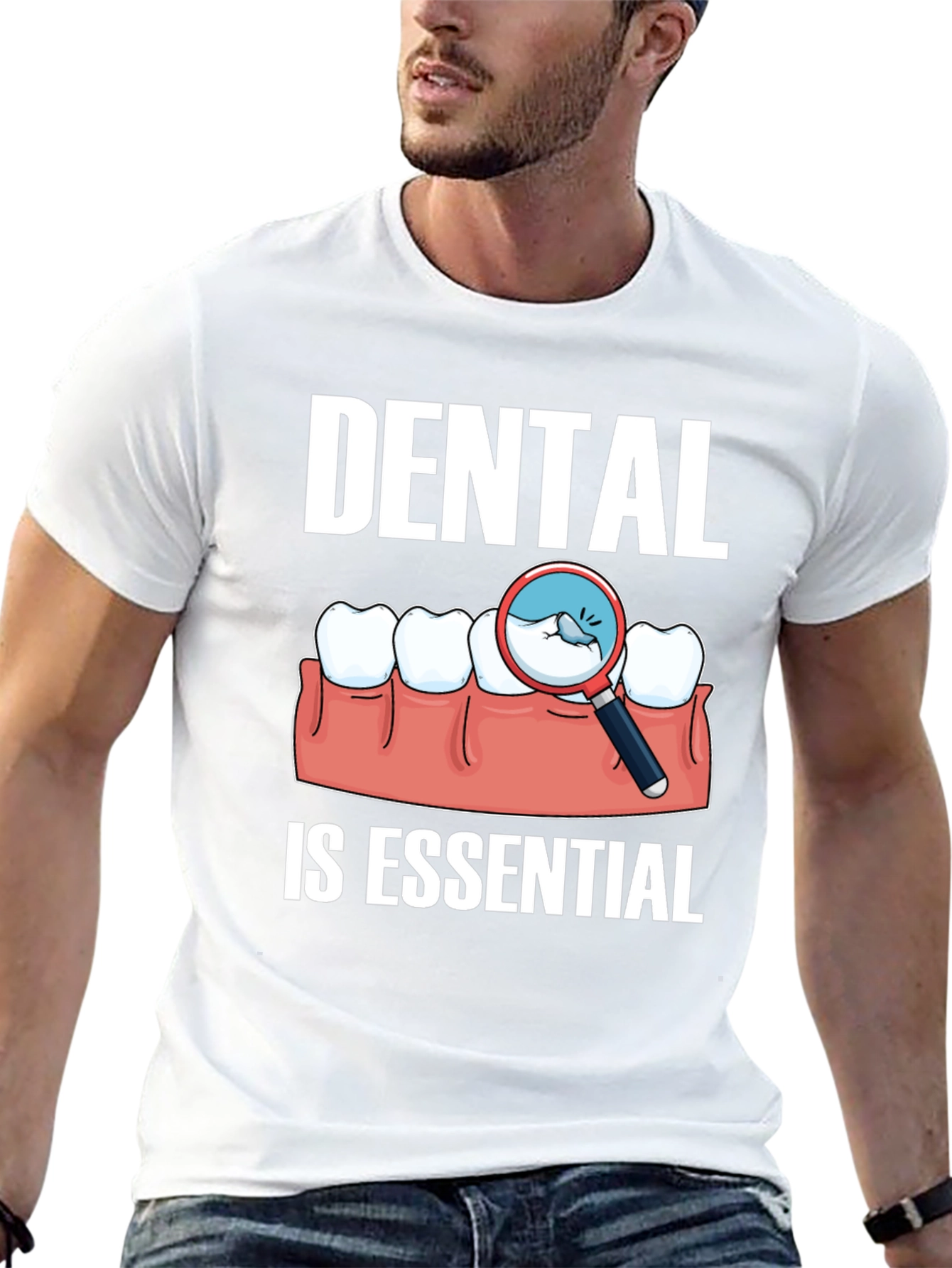 Black Dental Is Essential Graphic Tee view 13