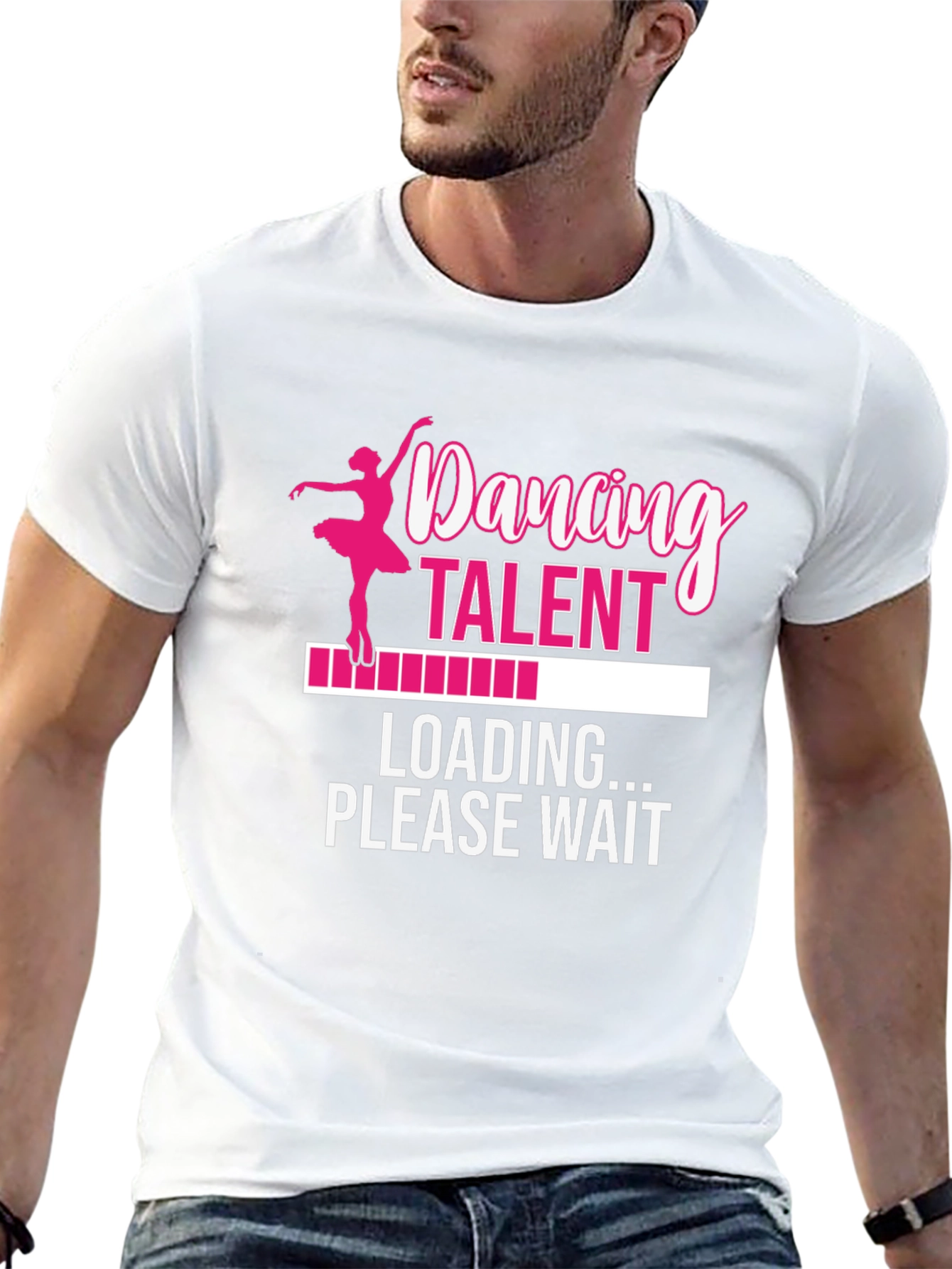 Black Dancing Talent Loading T-Shirt view 13