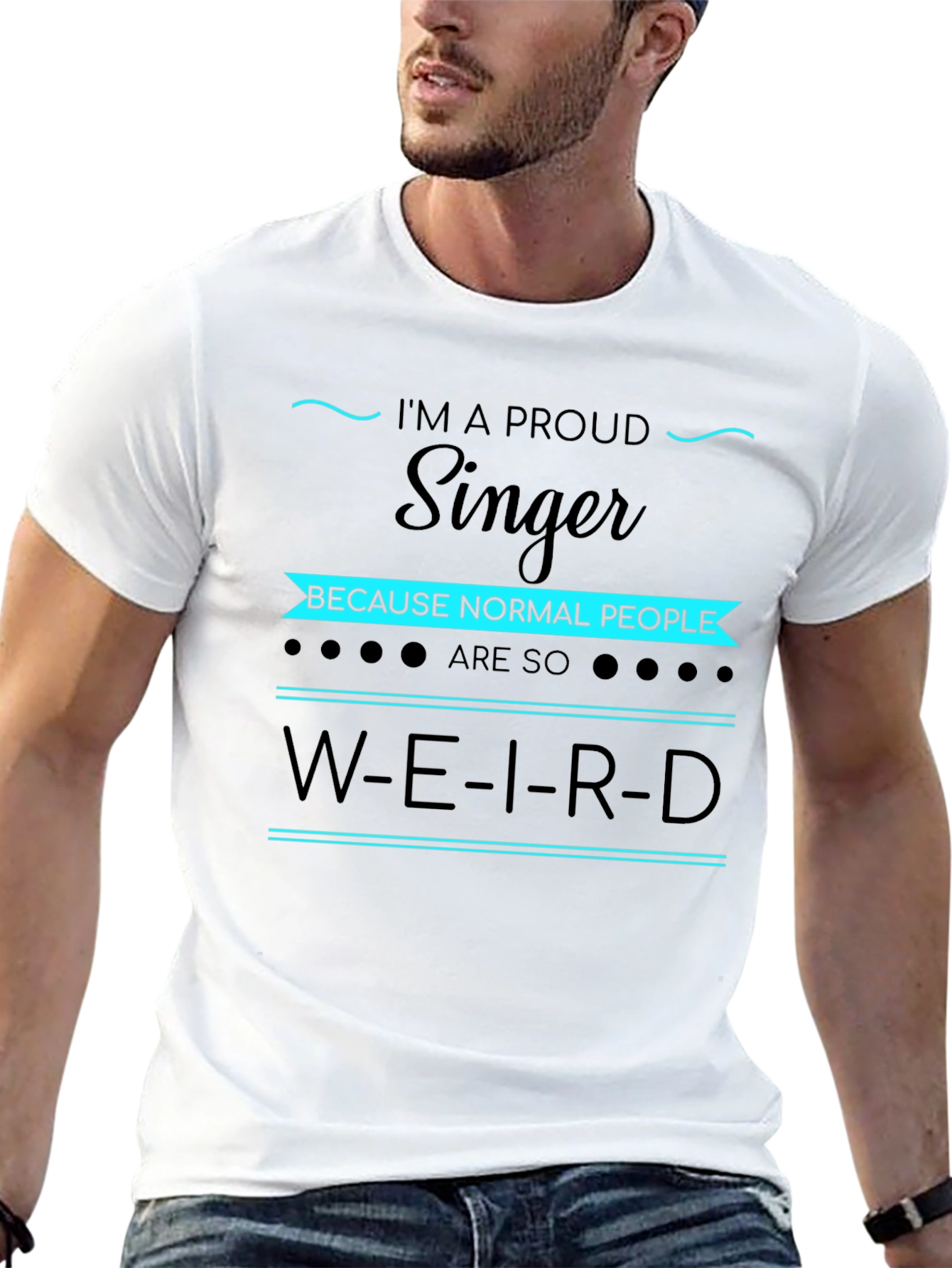 Black Proud Singer T-Shirt - Unique Gift for Musicians view 13