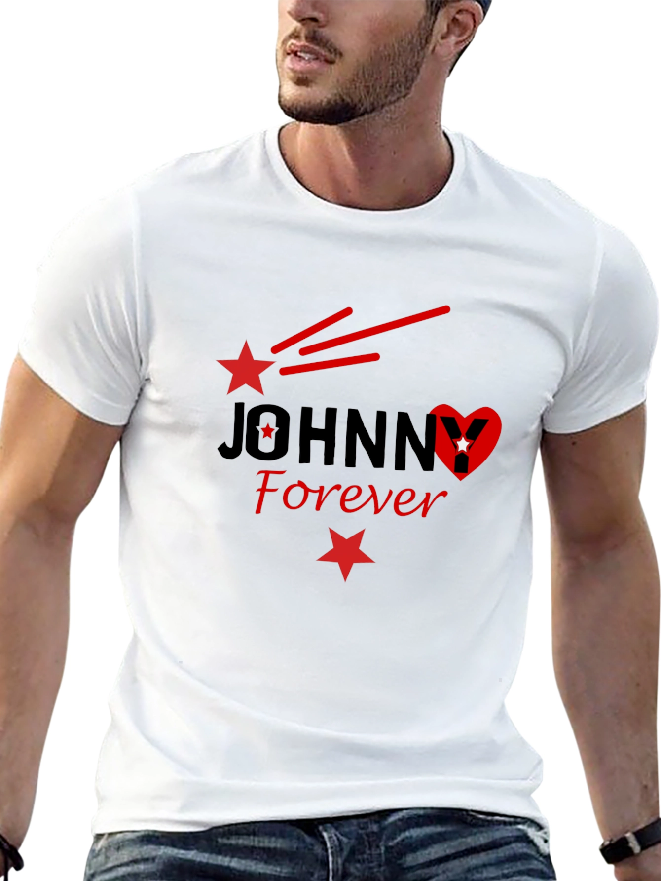Black Johnny Forever Graphic Tee - Black view 13