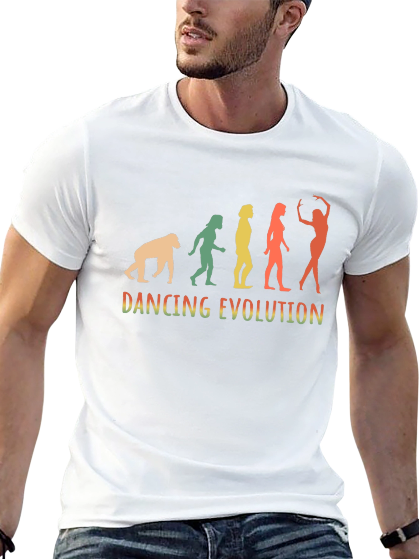Black Dancing Evolution Graphic Tee - Unisex view 13