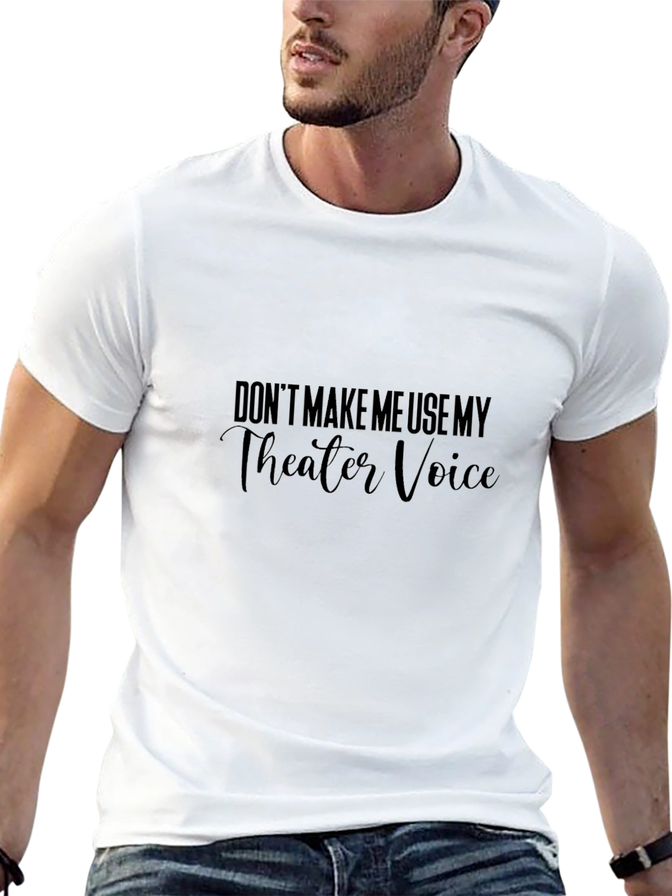 Theater Voice Black Graphic Tee - 13