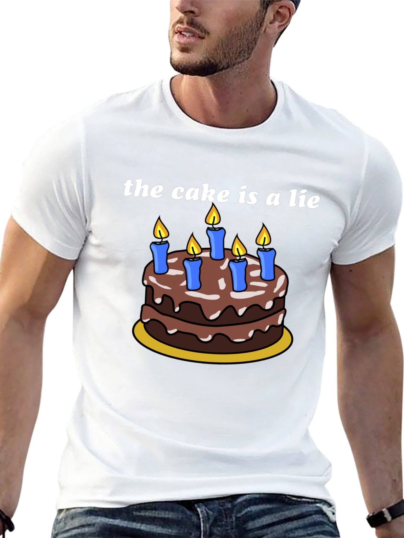 Black Cake is a Lie Graphic T-Shirt view 13