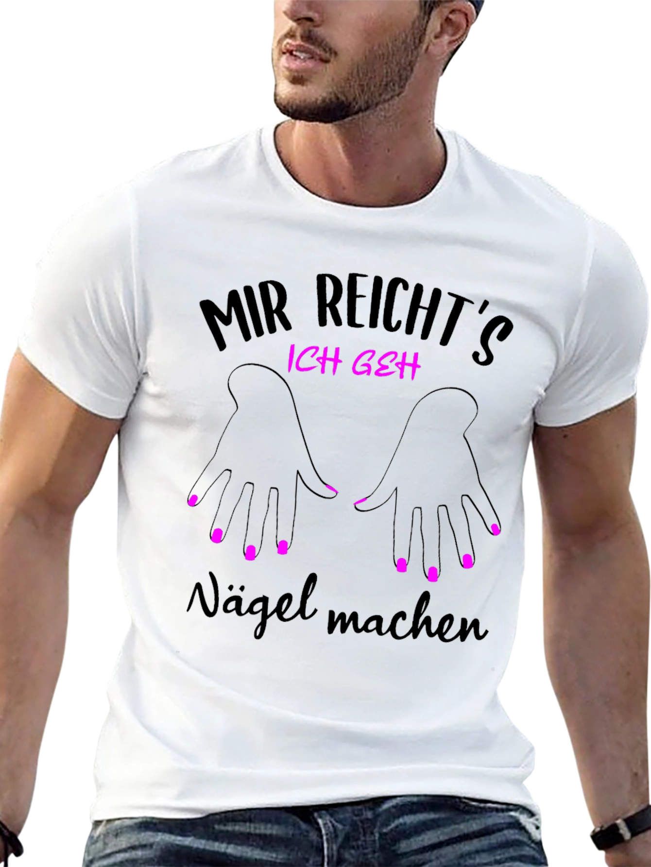 Black Nail Salon T-Shirt - Mir Reicht's Ich Geh Nagel Machen view 13