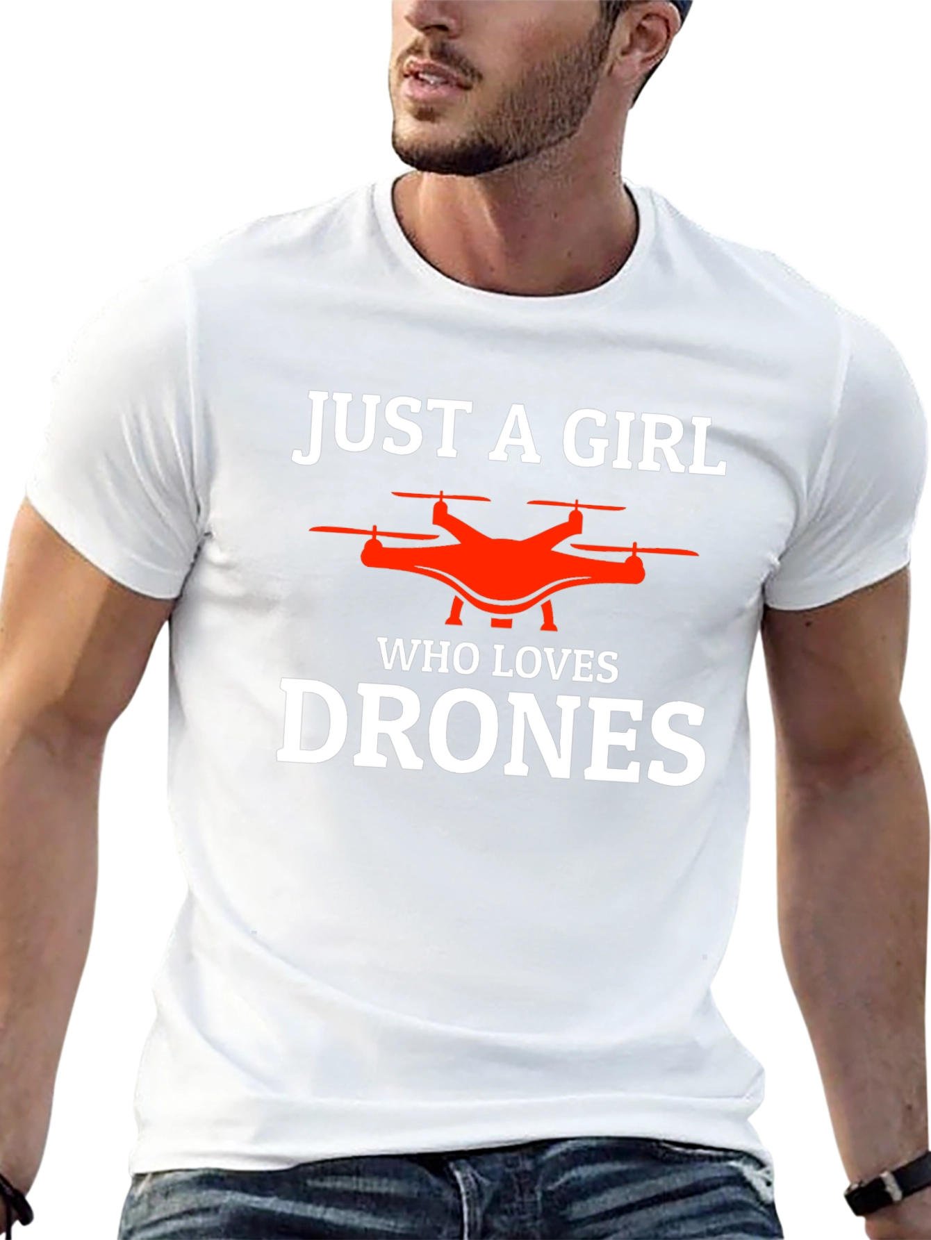 Just a Girl Who Loves Drones T-Shirt - 13