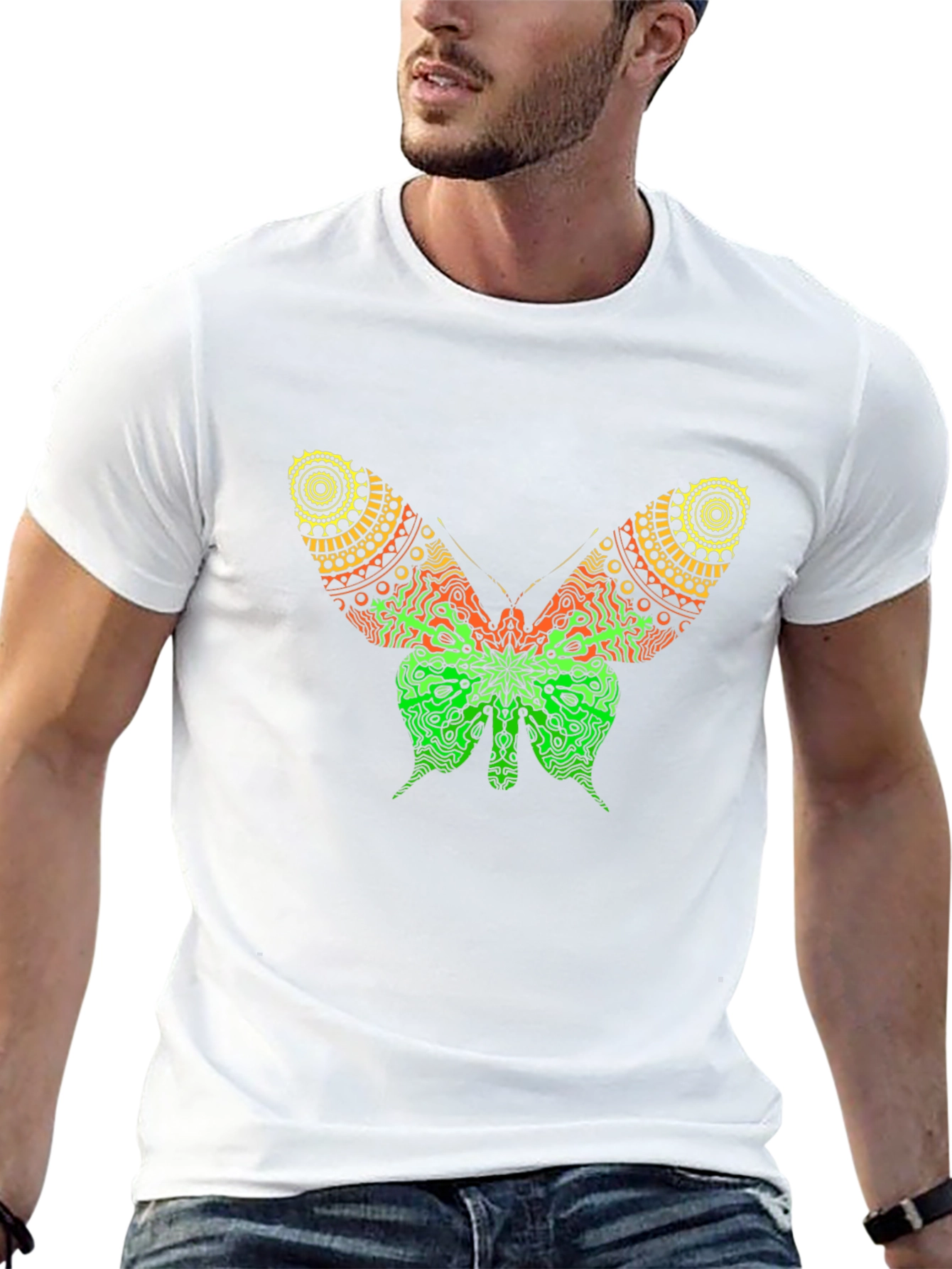 Black Butterfly Graphic T-Shirt - Bold Statement Tee view 13