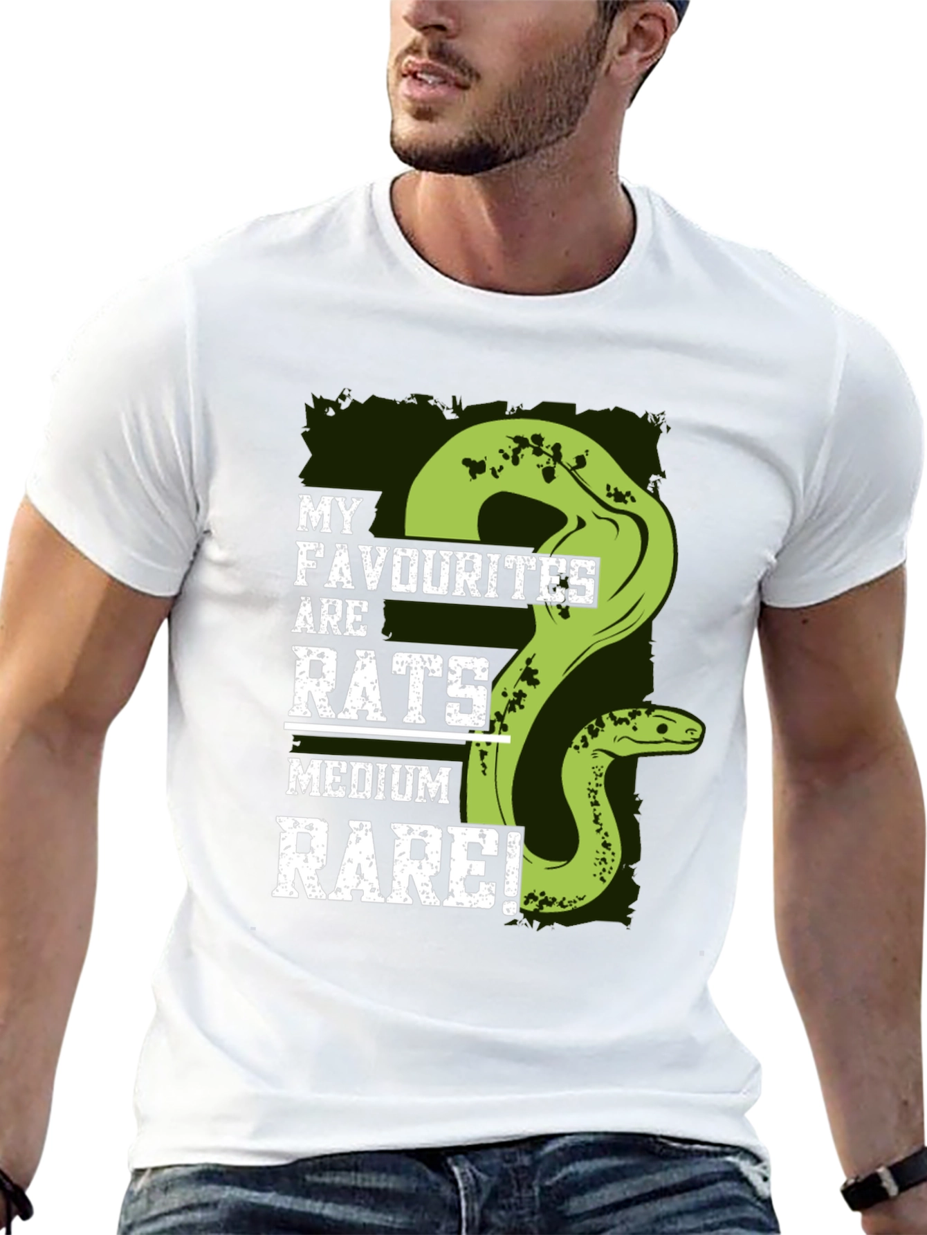 Black Rats Medium Rare Snake T-Shirt view 13