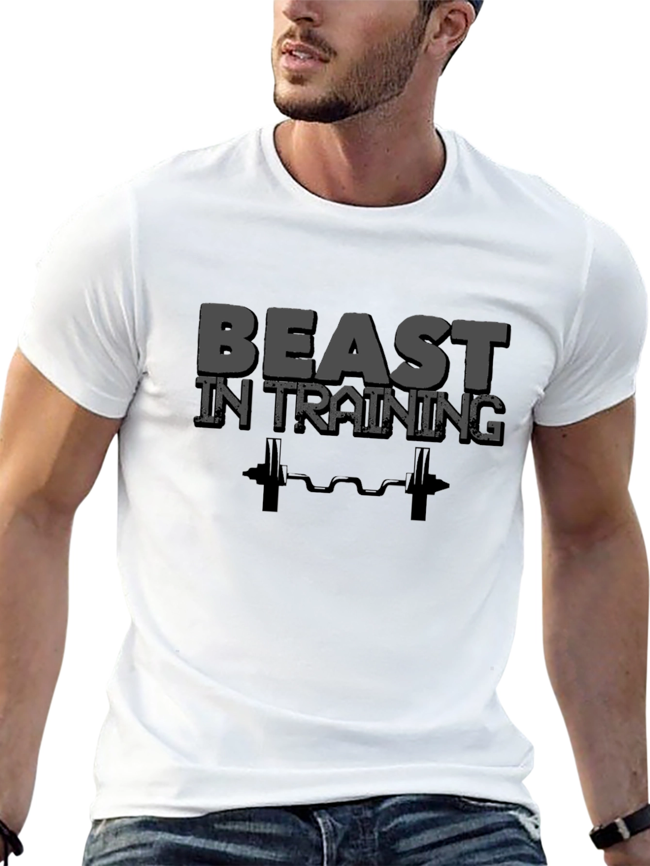 Black Beast in Training Graphic T-Shirt view 13