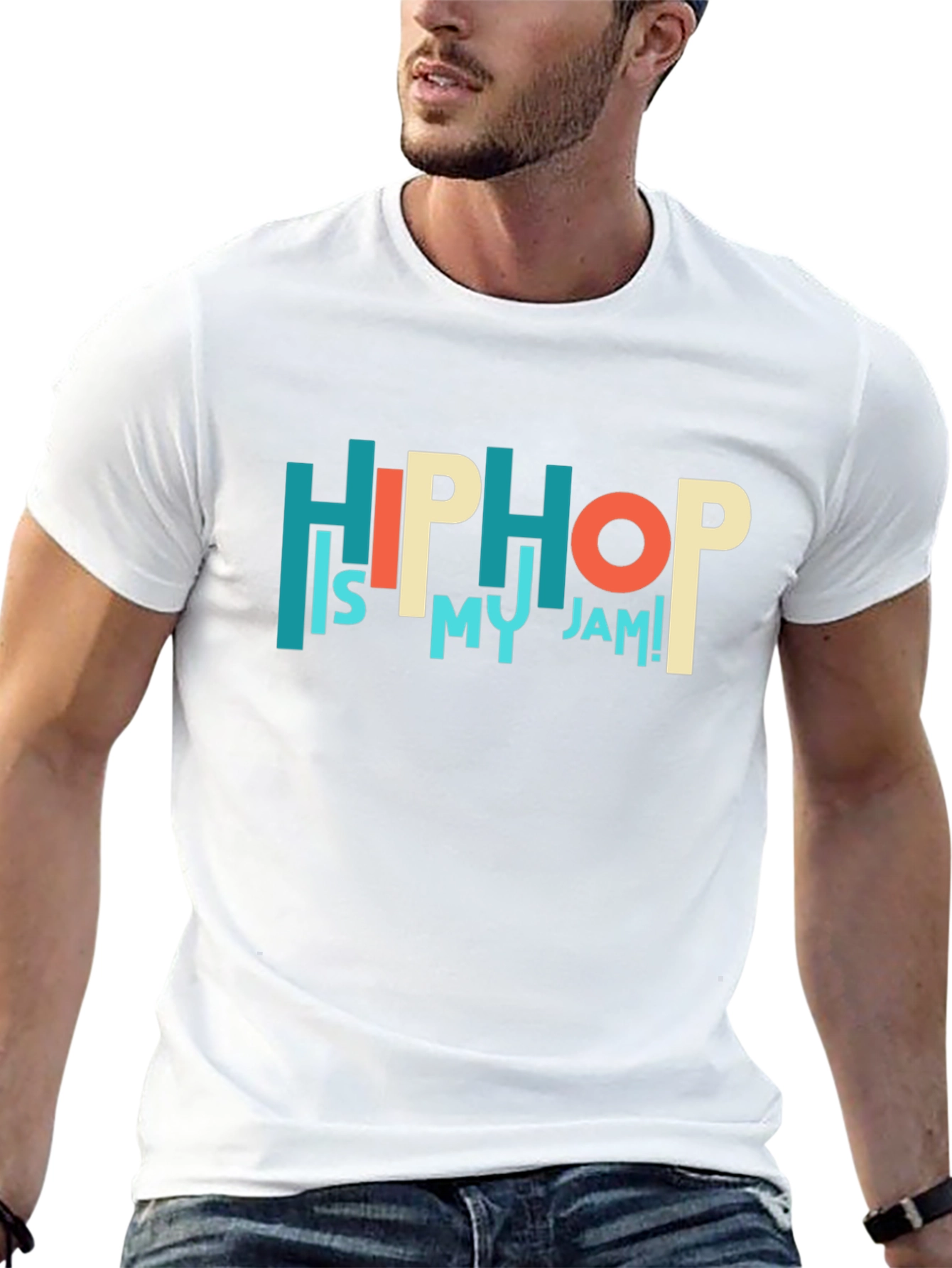 Black Hip Hop Is My Jam Graphic Tee view 13