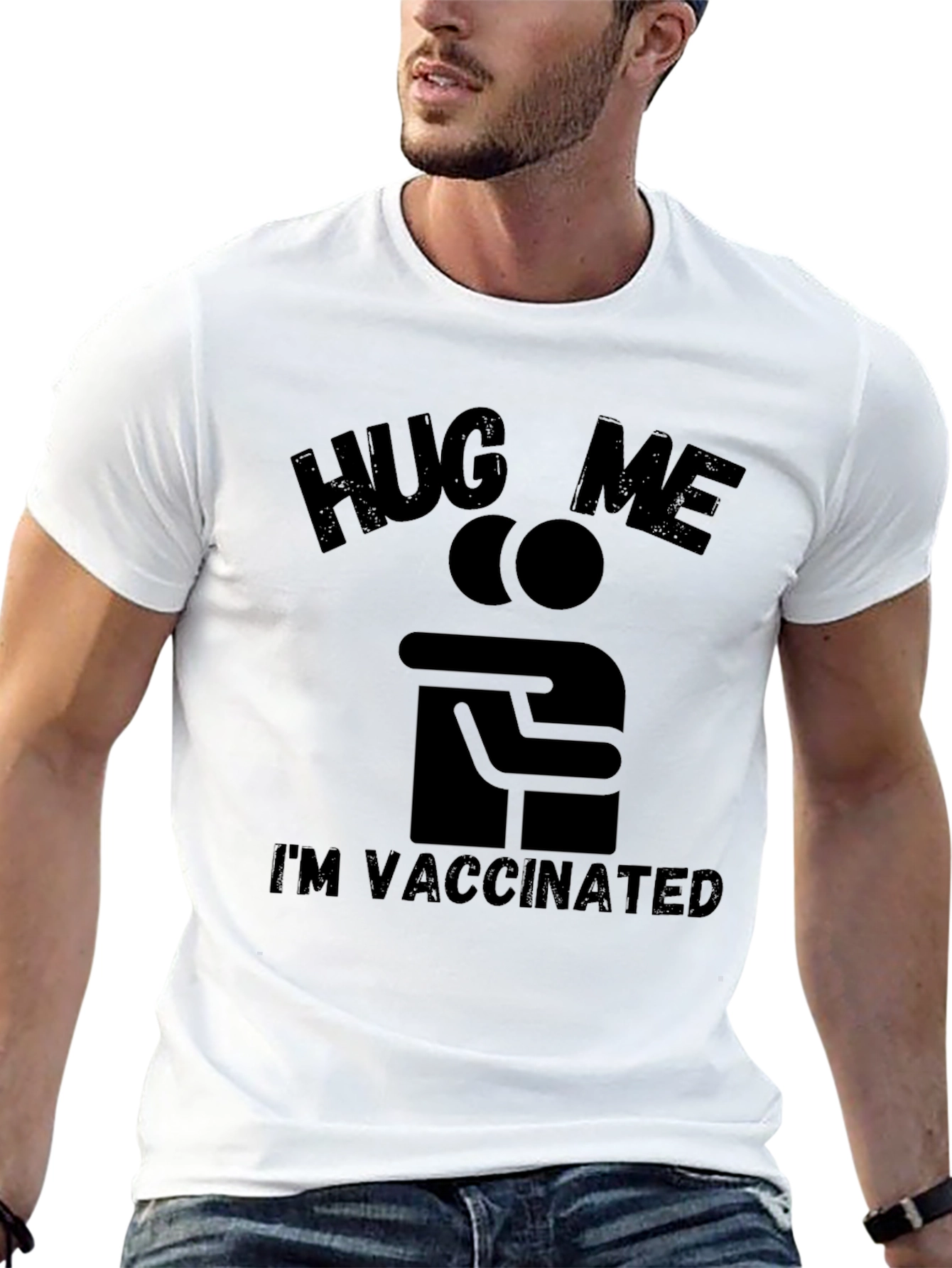 Hug Me I'm Vaccinated T-Shirt - 13