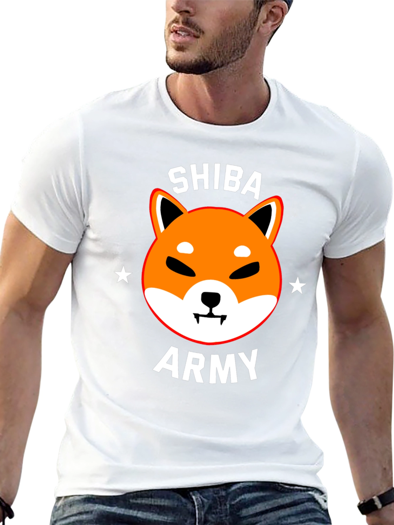 Black Shiba Army T-Shirt - Crypto Doge Meme Tee view 13