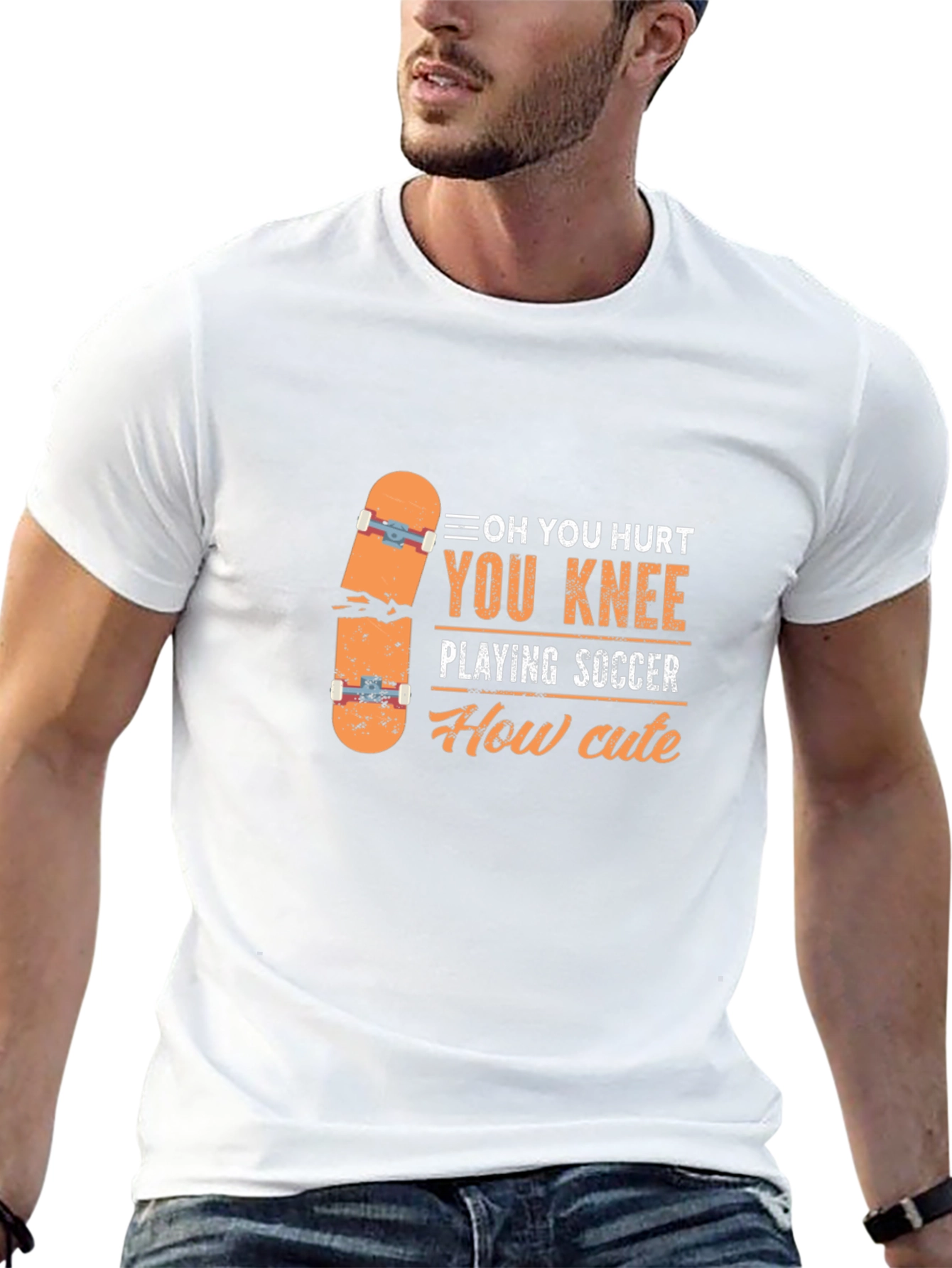 Black OH YOU HURT YOU KNEE T-Shirt view 13