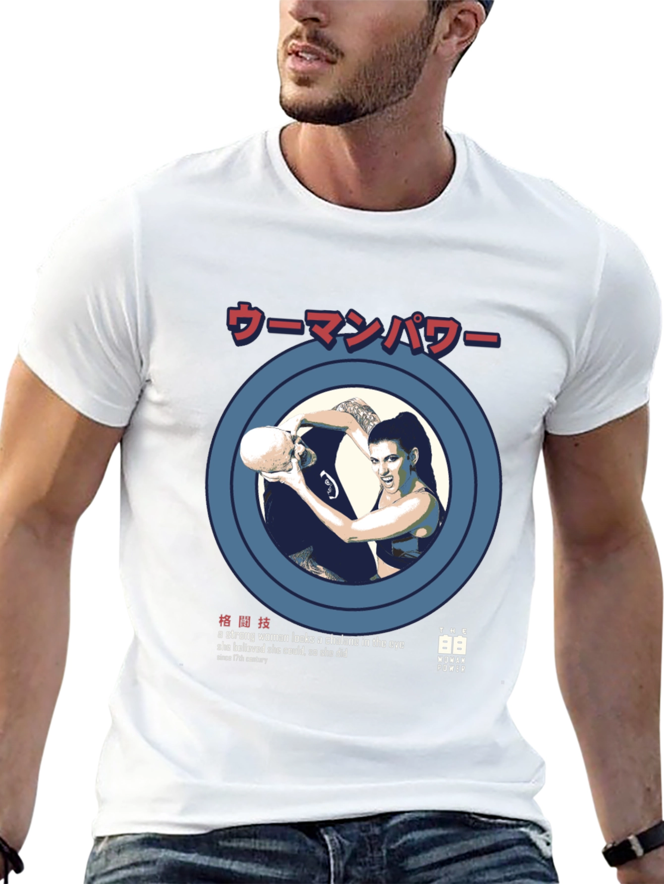 Woman Power Graphic Tee - Strong Female Design - 13