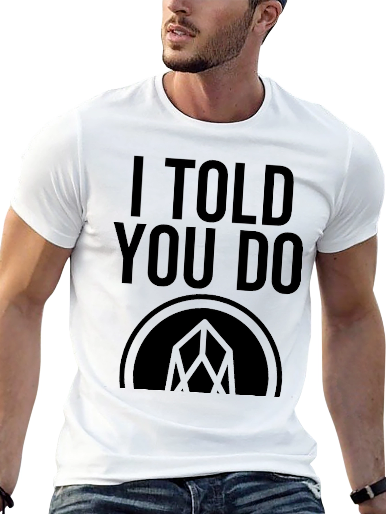 Black I Told You Do Graphic T-Shirt - Black view 13