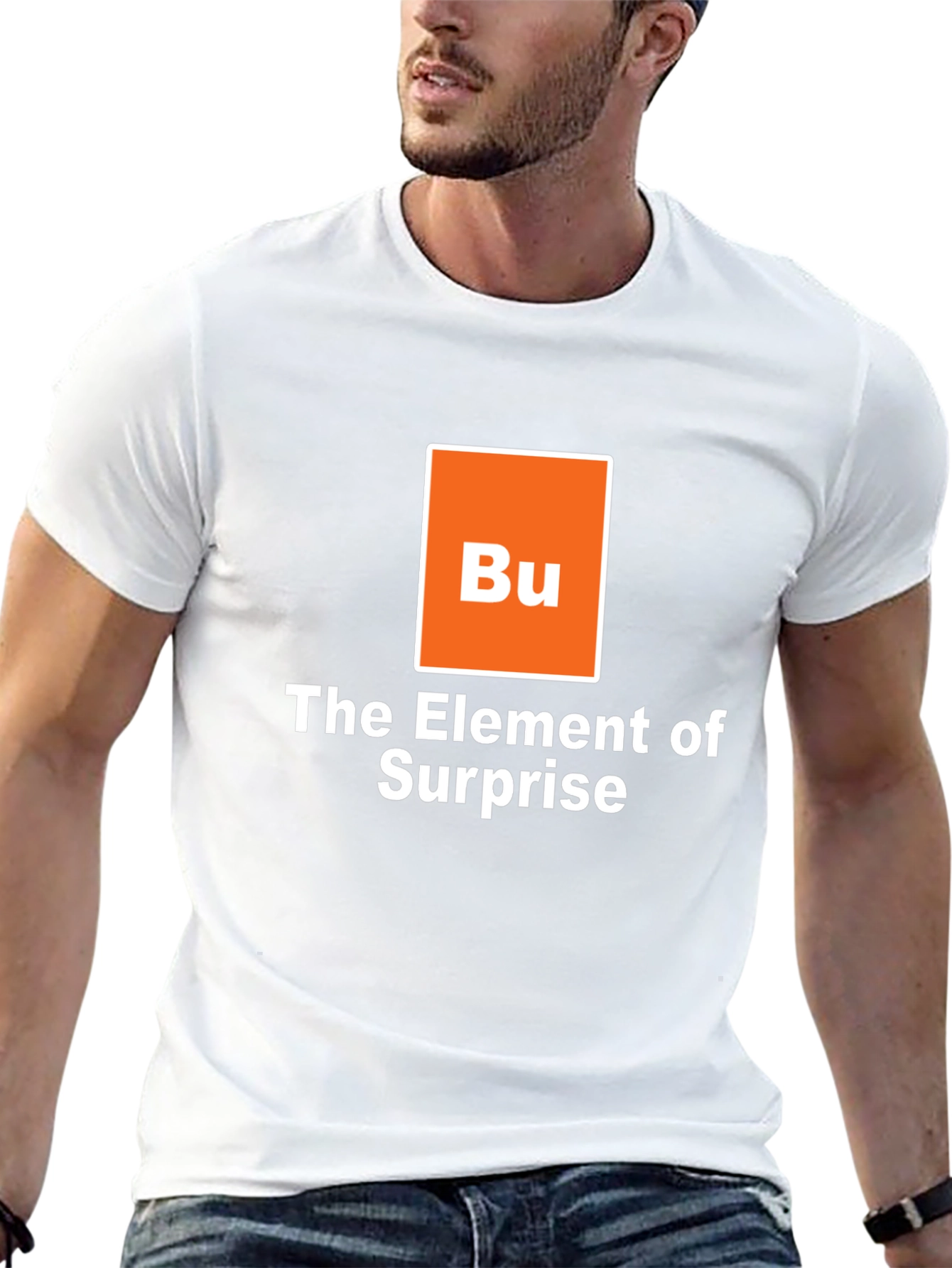 Black The Element of Surprise T-Shirt view 13