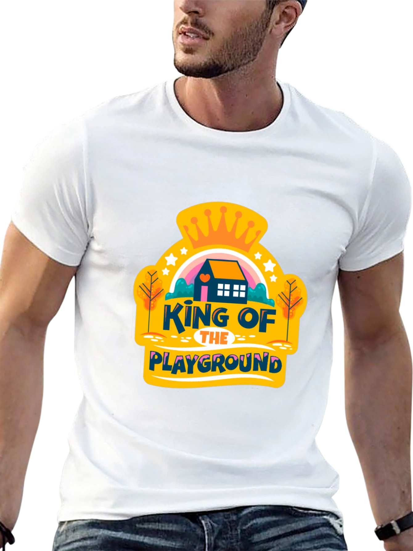 Black King of the Playground Graphic Tee view 13