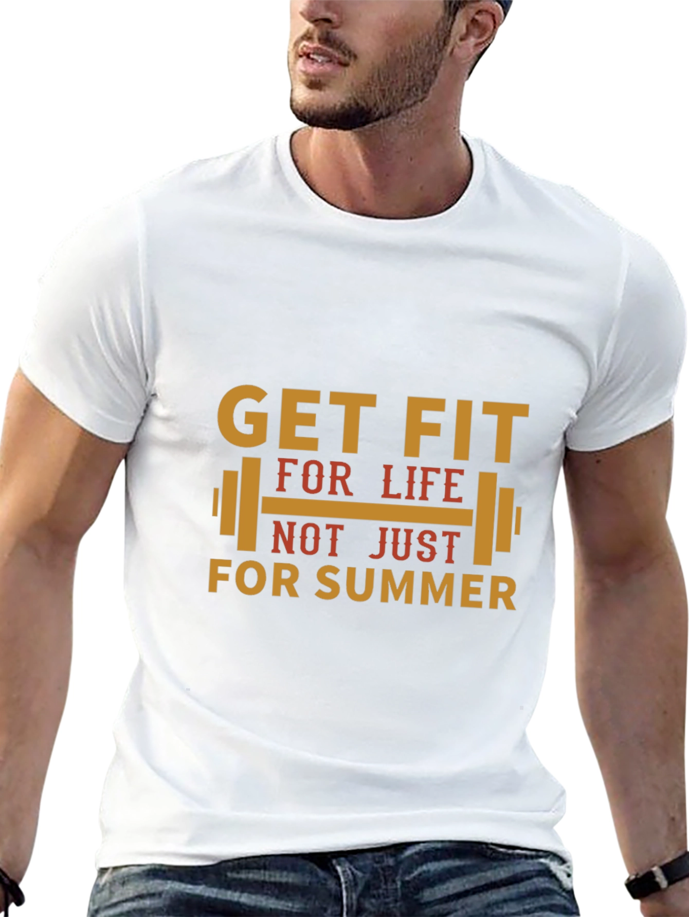 Black Get Fit For Life T-Shirt view 13