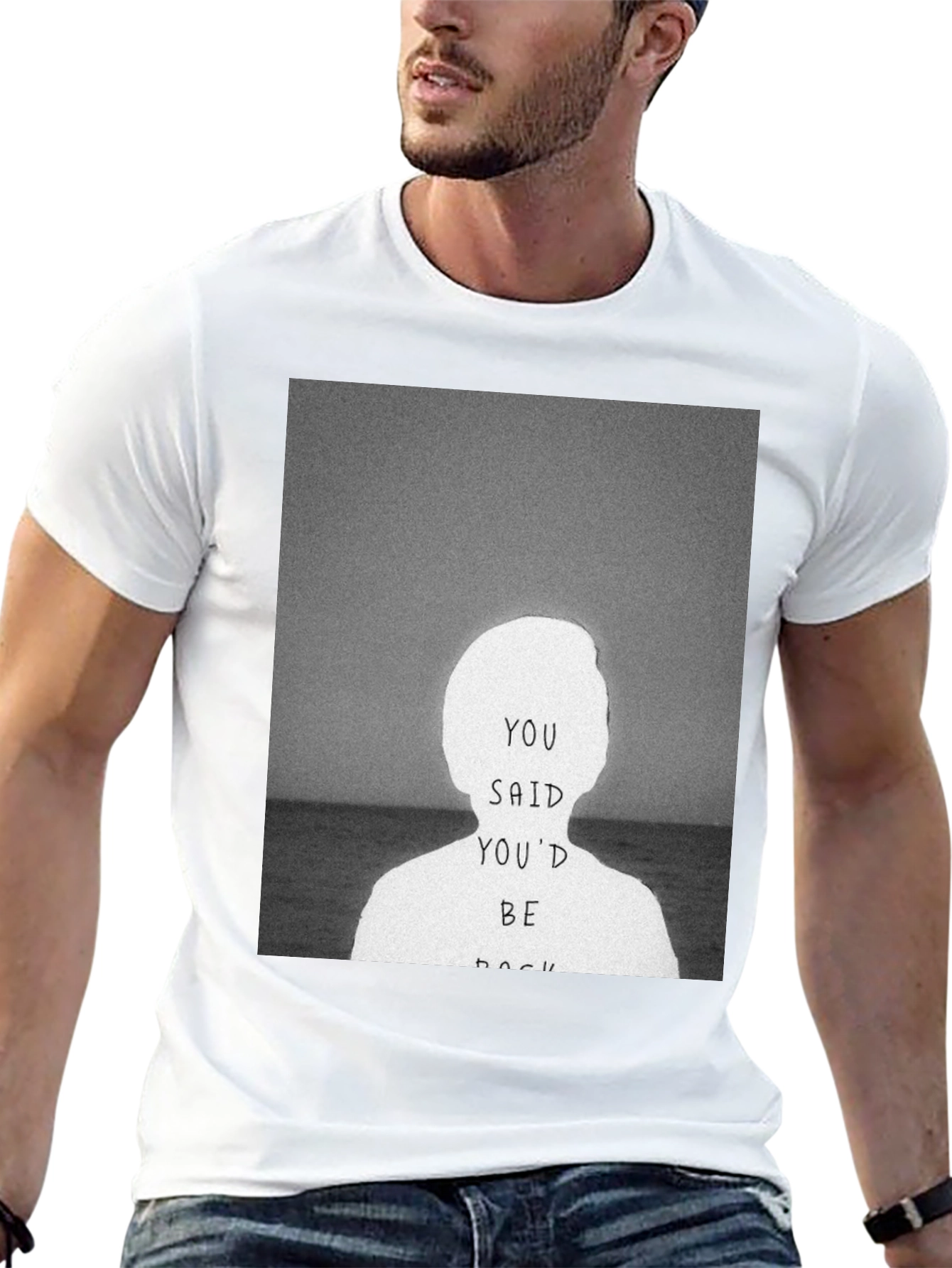 Black You Said You'd Be Back Graphic Tee view 13