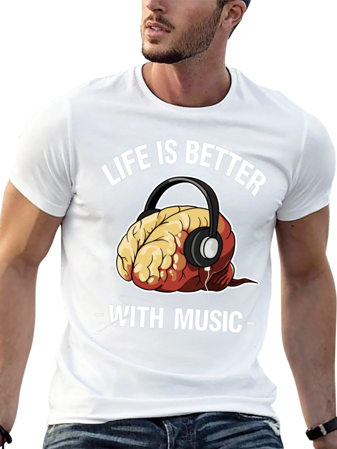 Black Life is Better with Music T-Shirt view 13
