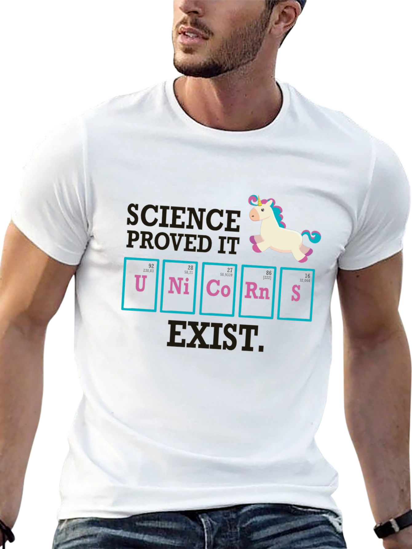 Black Science Proved It Unicorns Exist T-Shirt view 13