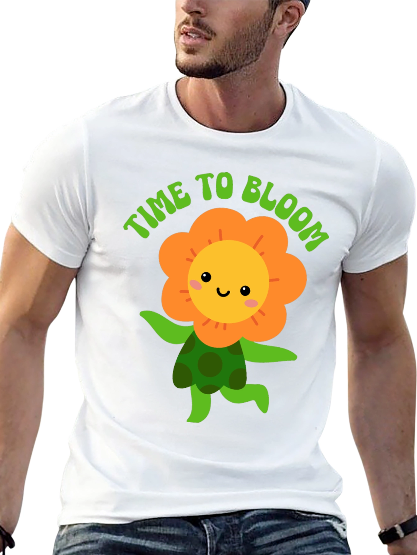 Black Time to Bloom Graphic T-Shirt view 13